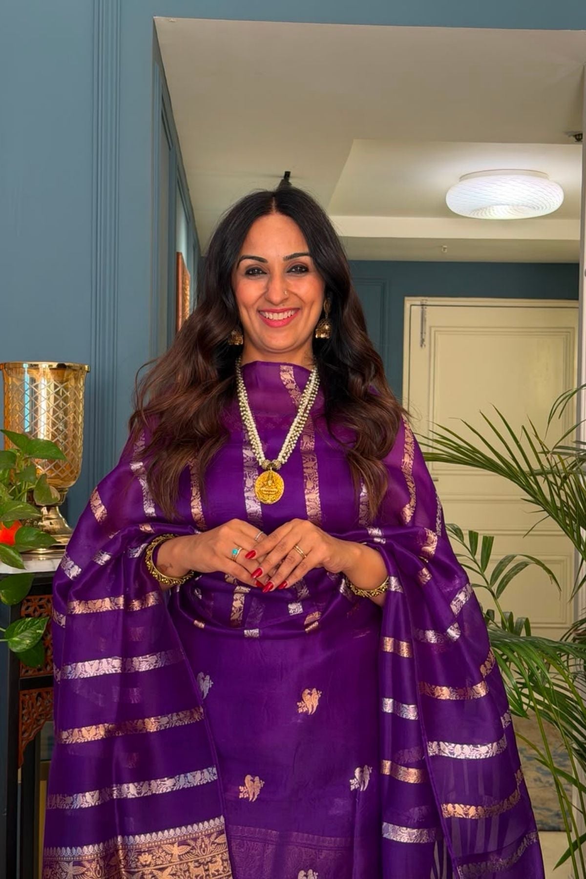New Banarasi weave suit sets on pure organza silk!!