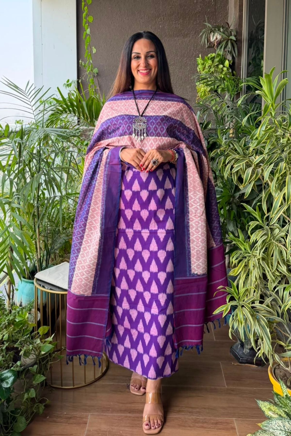 Double Ikat cotton full sets!!