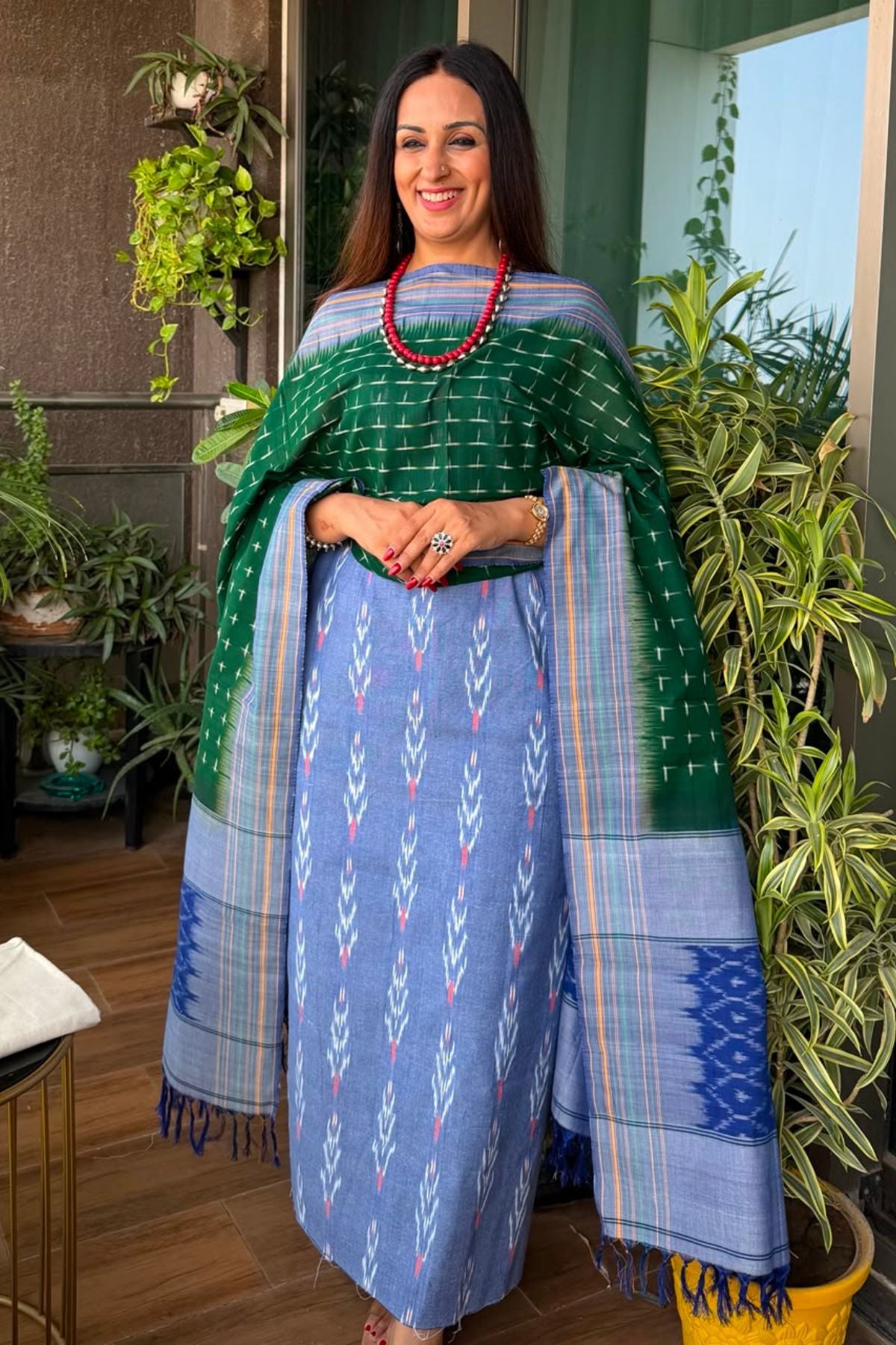 Double Ikat cotton full sets!!