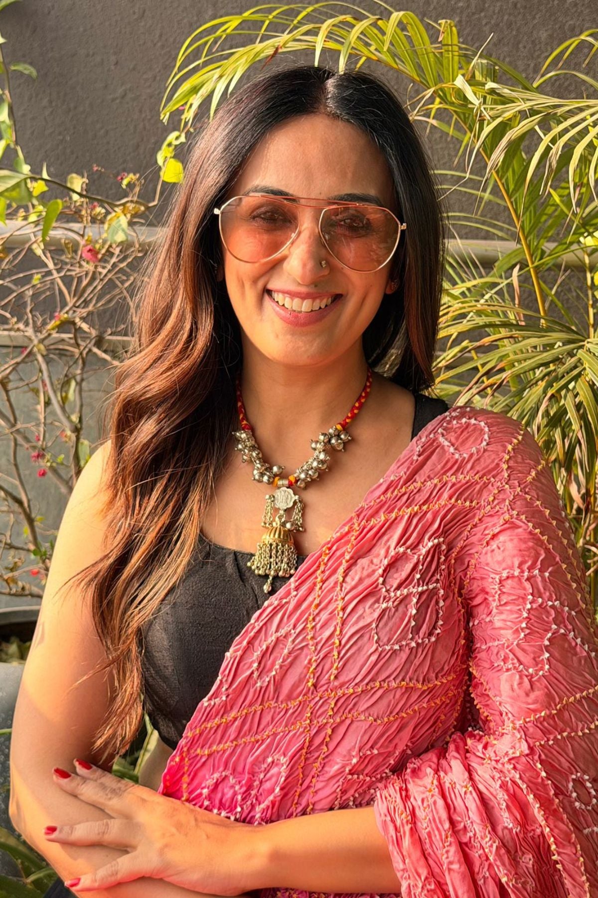 BRASS handcrafted ADJUSTABLE necklace!!