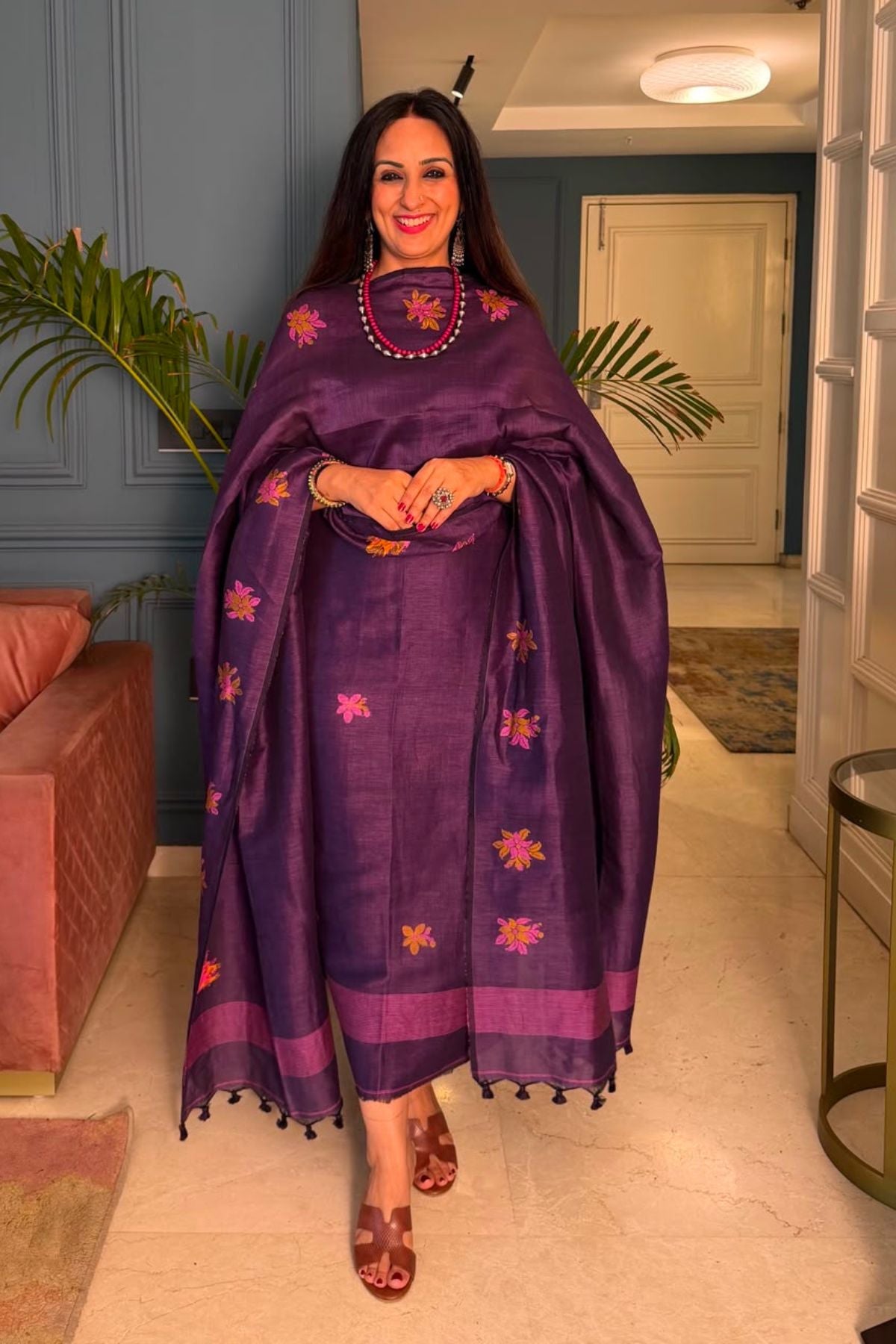 Jayshree linen kurta Dupatta sets