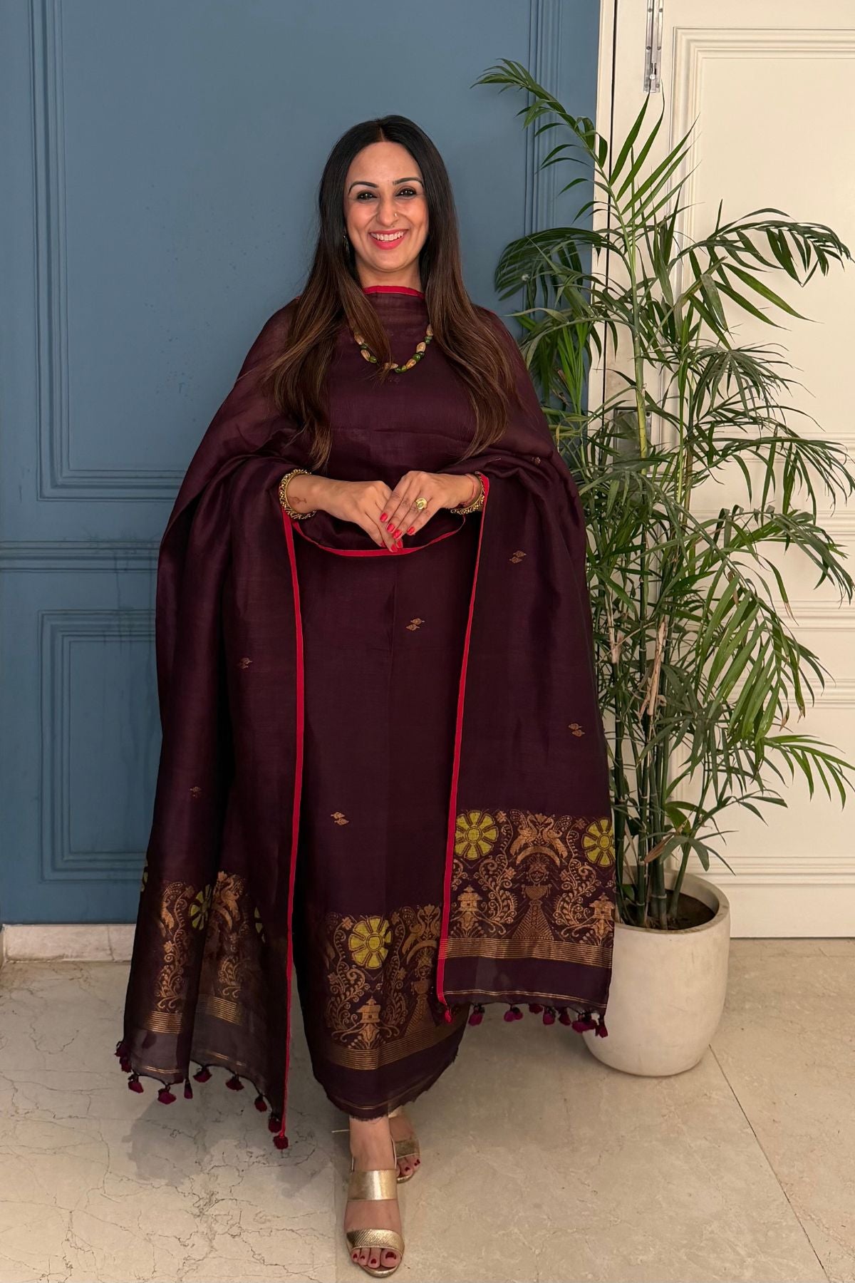 Jayshree linen kurta Dupatta sets