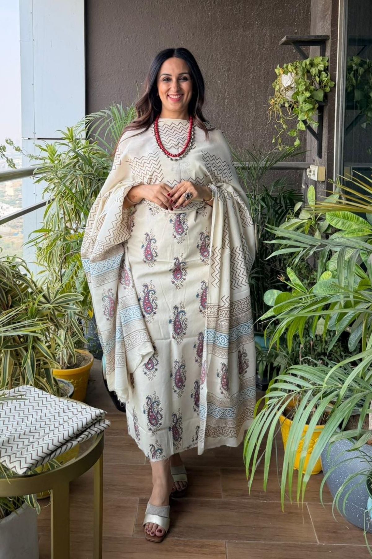 Handblocked pure cotton Bagh full sets!!