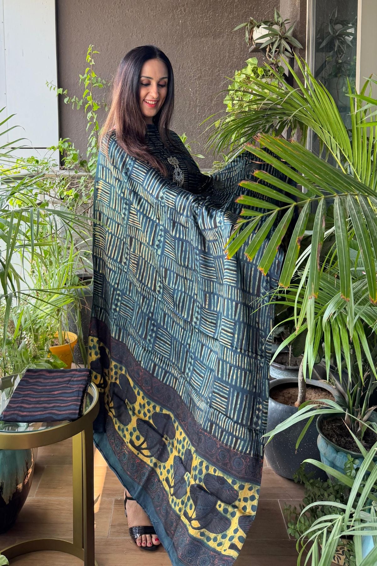Pomegranate peel Handblock full sets on Premium Modal fabric!!