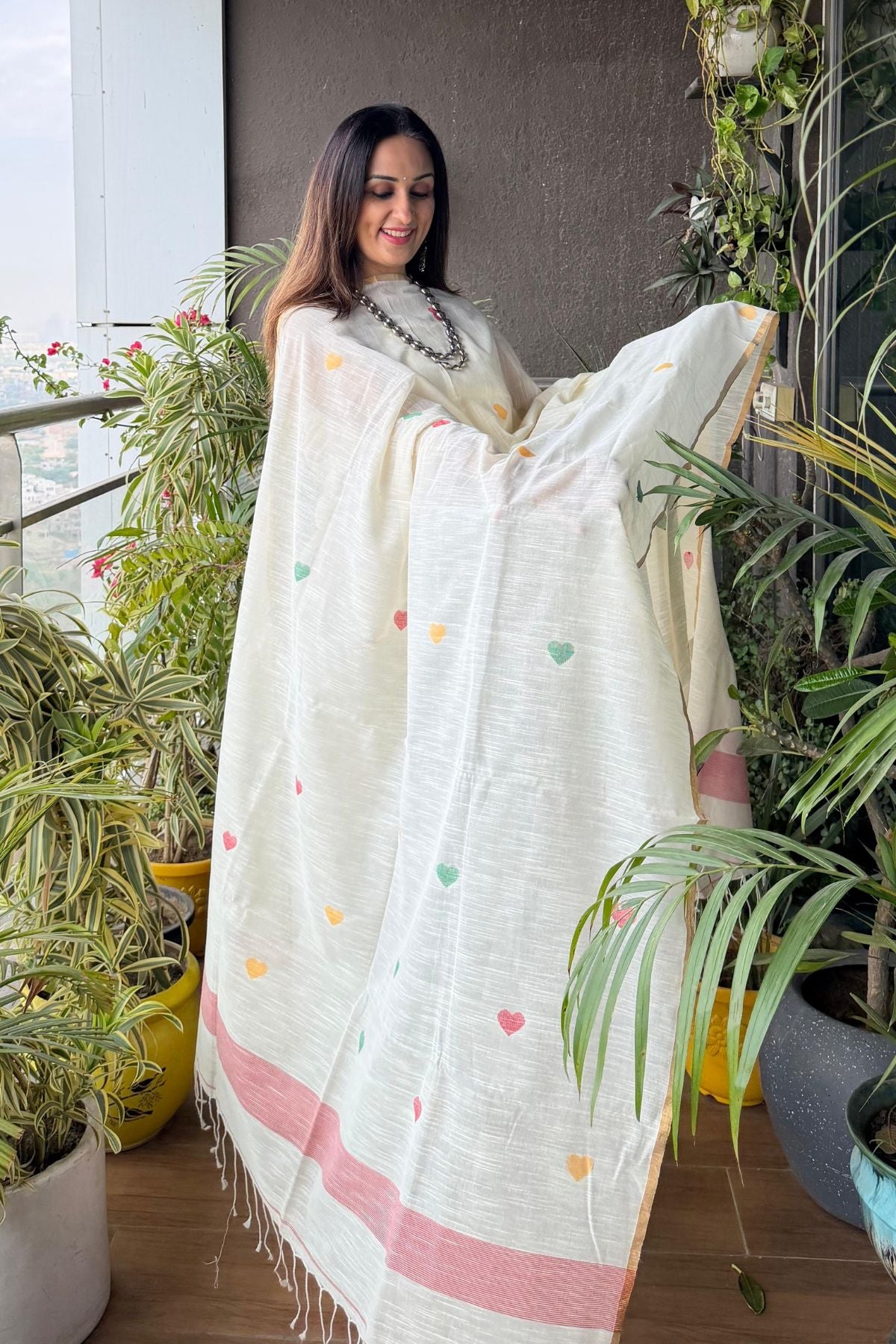 Jamdani pure cotton kurta dupatta sets!!