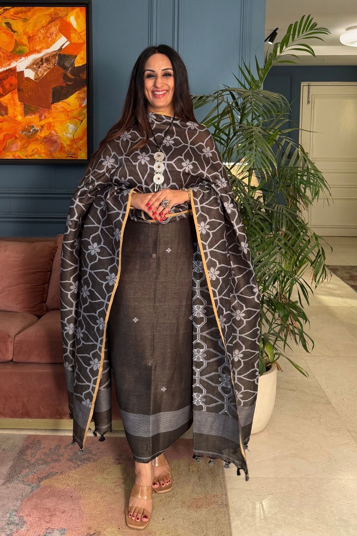Jayshree linen kurta dupatta sets!!