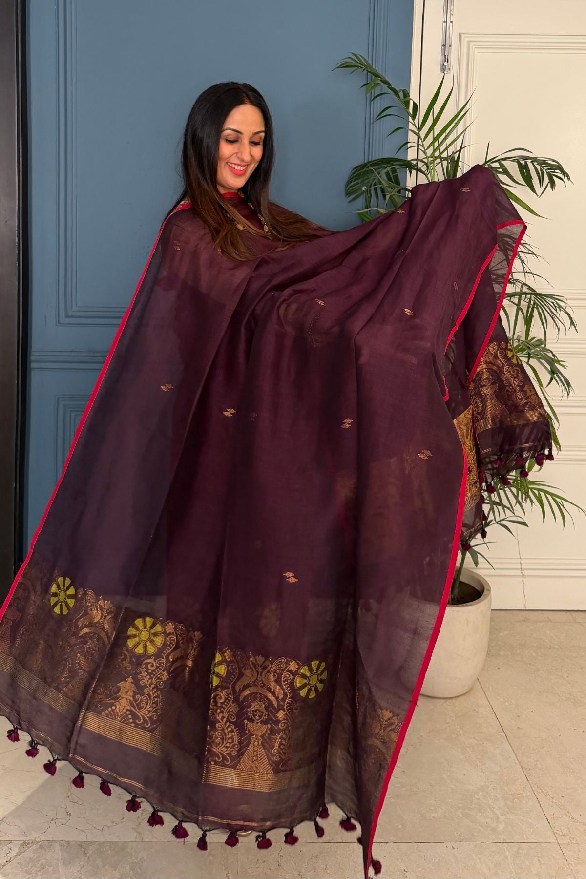 Jayshree linen kurta Dupatta sets