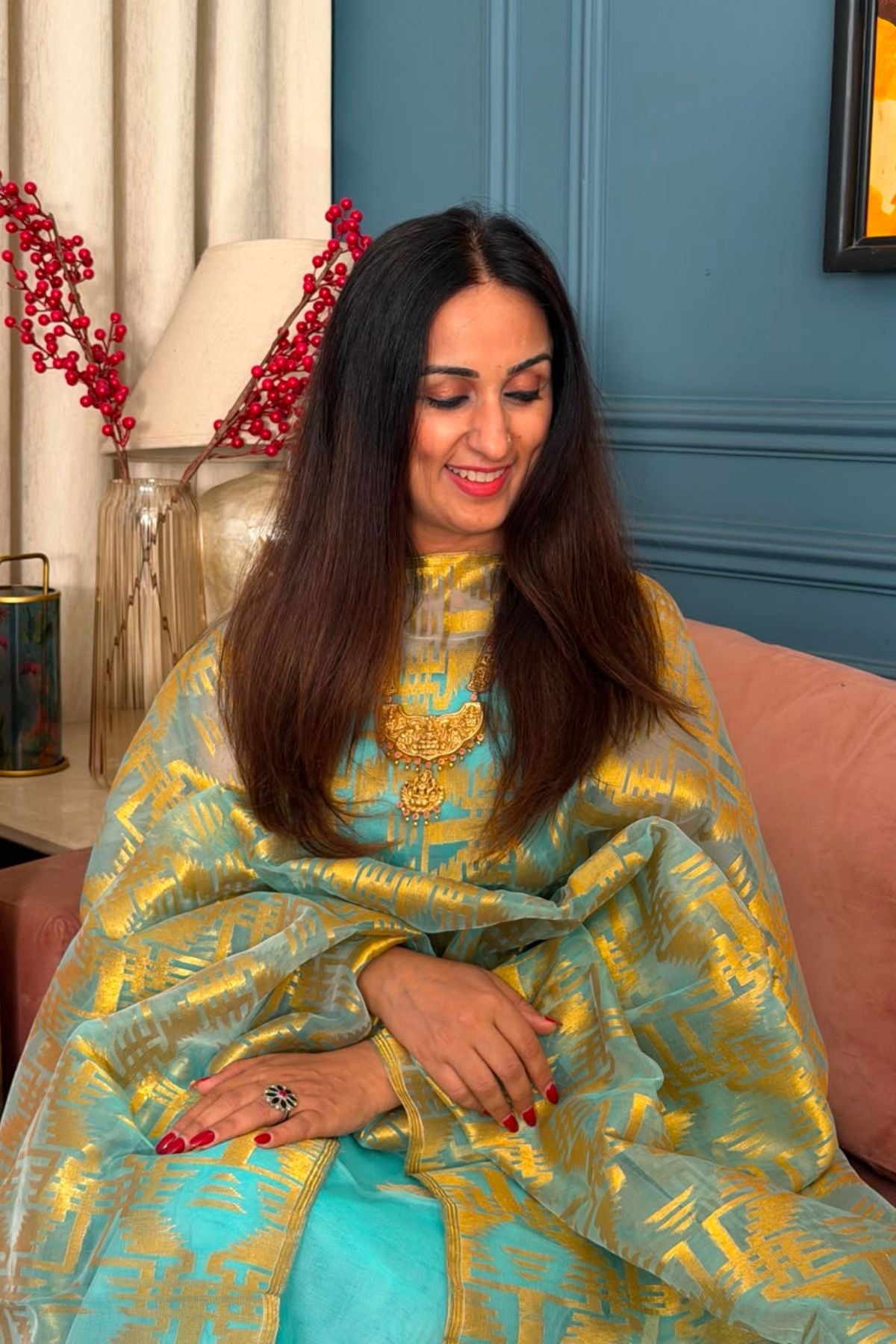 Pure muslin handwoven suit sets