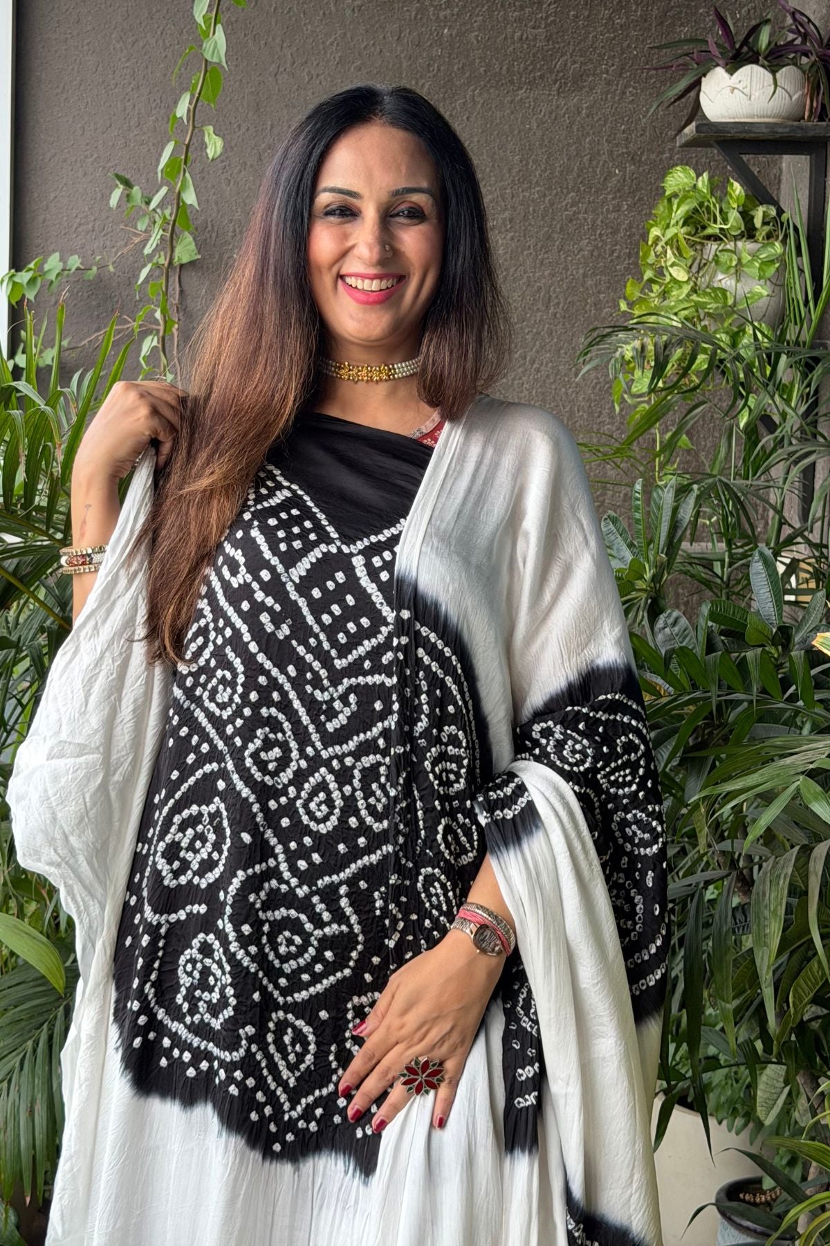 Bandhani work full sets on pure modal satin!!!