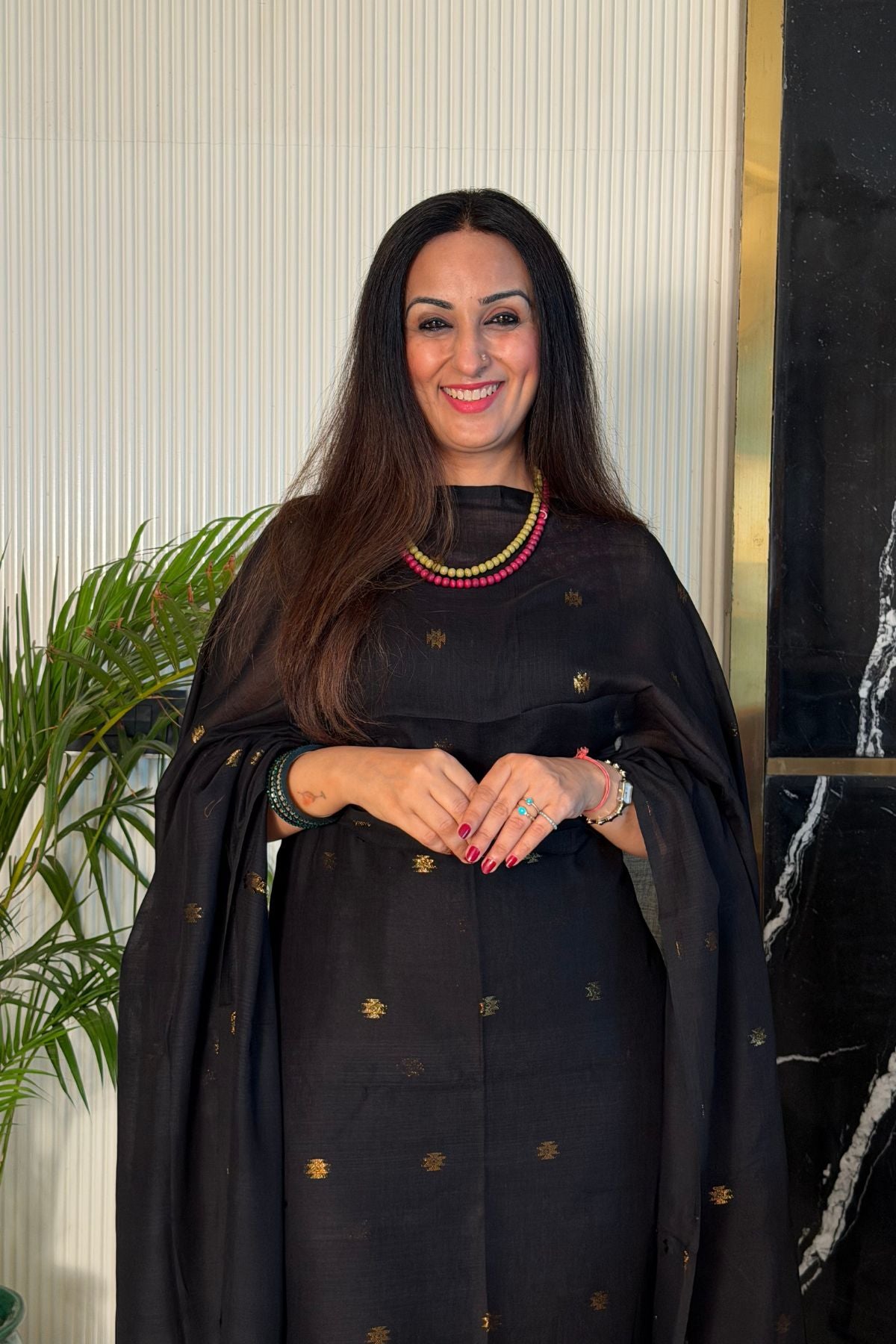 Mercerised pure cotton zari weave kurta dupatta sets with Jamdani weave !!