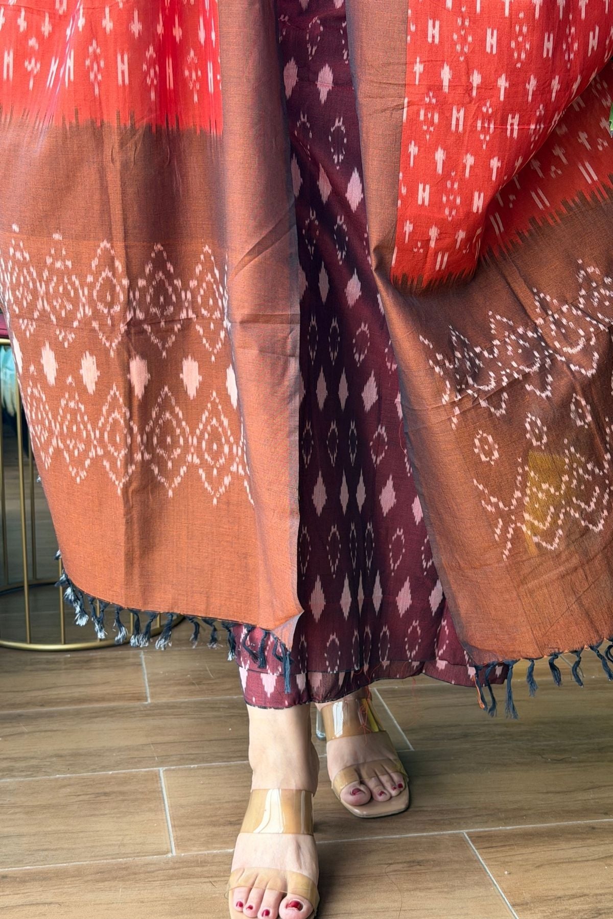 Mercerised cotton Ikat full sets!!