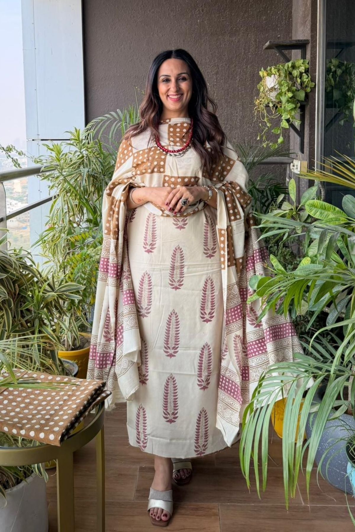 Handblocked pure cotton Bagh full sets!!