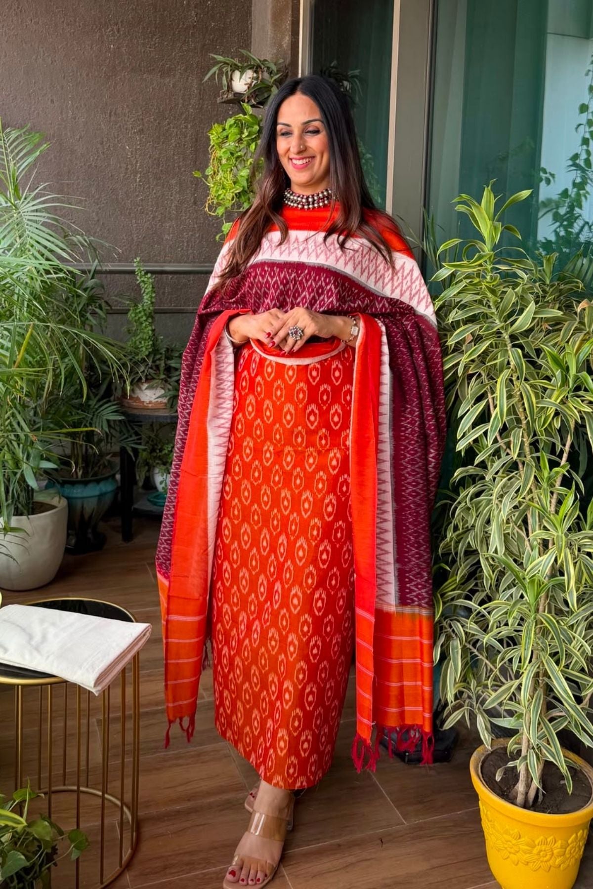 Mercerised cotton Ikat full sets!!