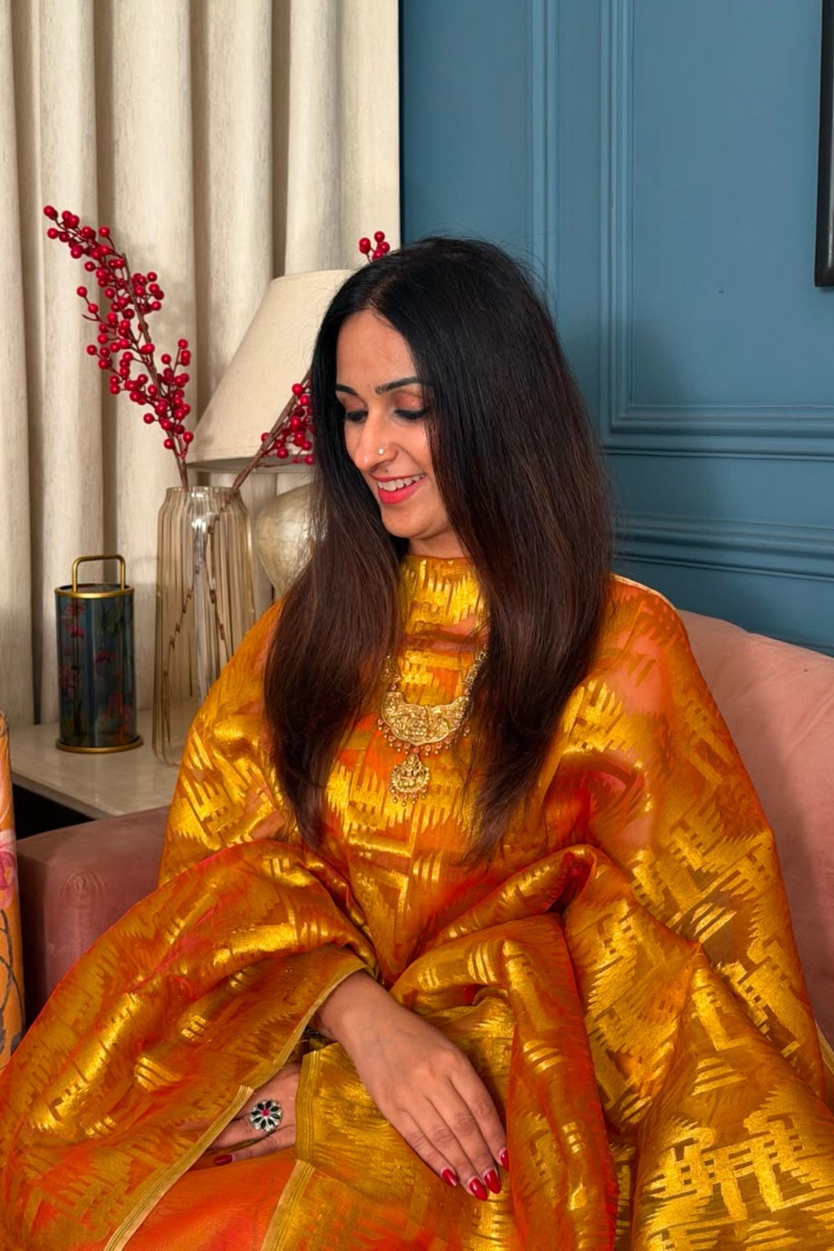 Pure muslin handwoven suit sets