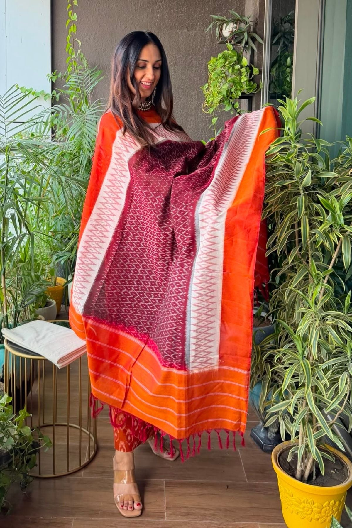 Mercerised cotton Ikat full sets!!