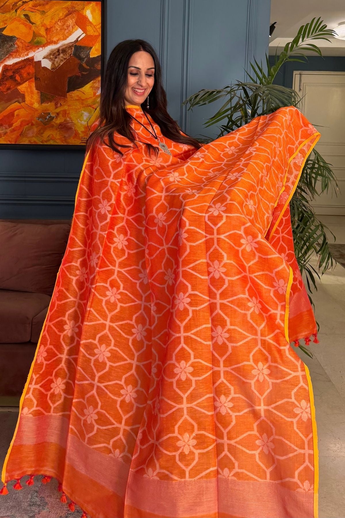 Jayshree linen kurta dupatta sets!!