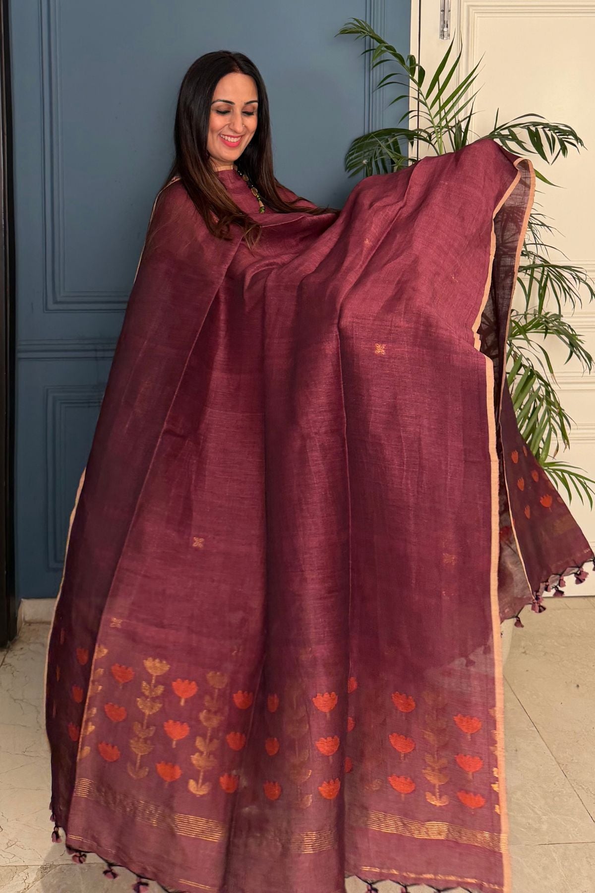 Jayshree linen kurta Dupatta sets