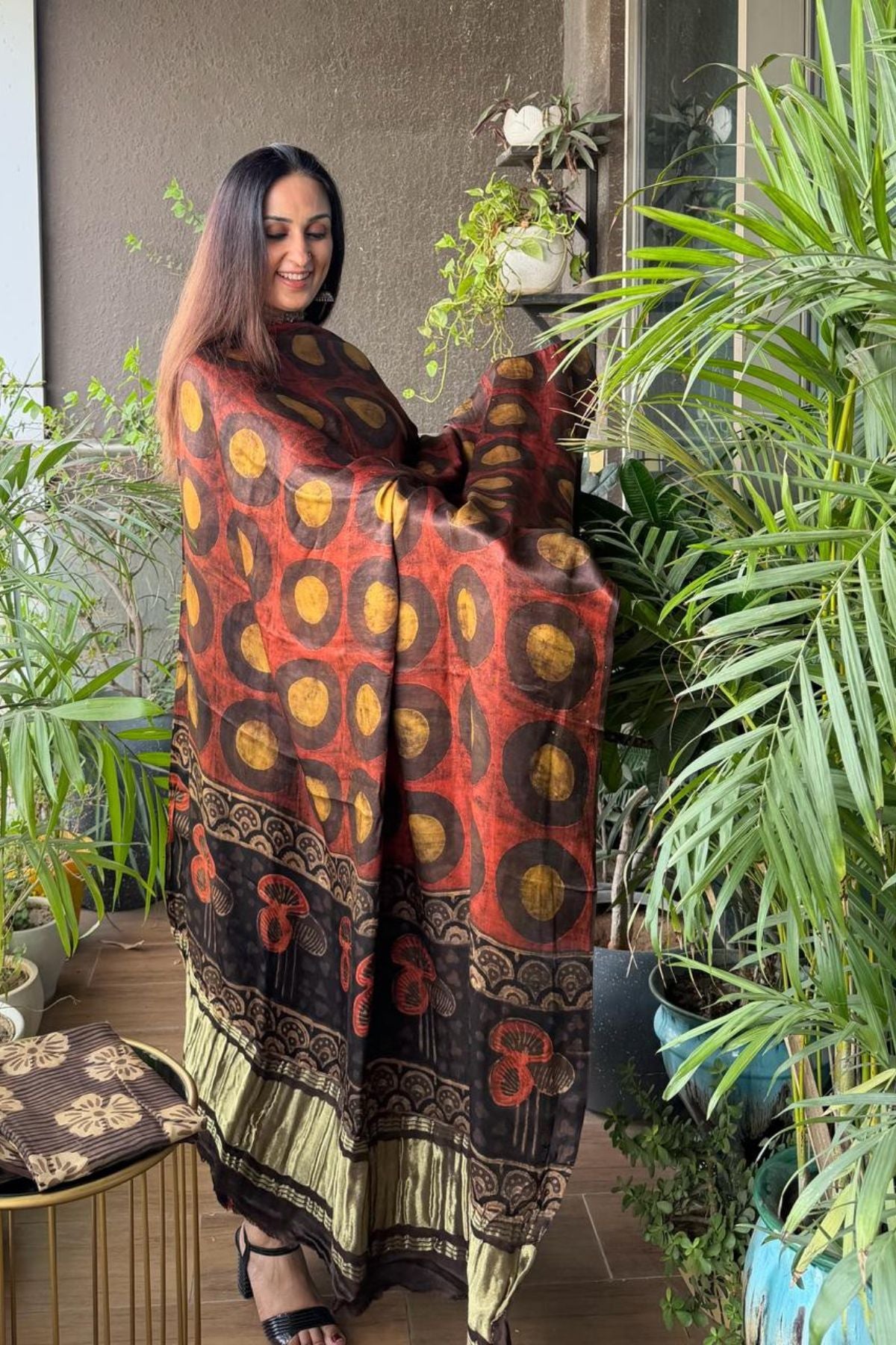 Pomegranate peel Handblock full sets on Premium Modal fabric!!