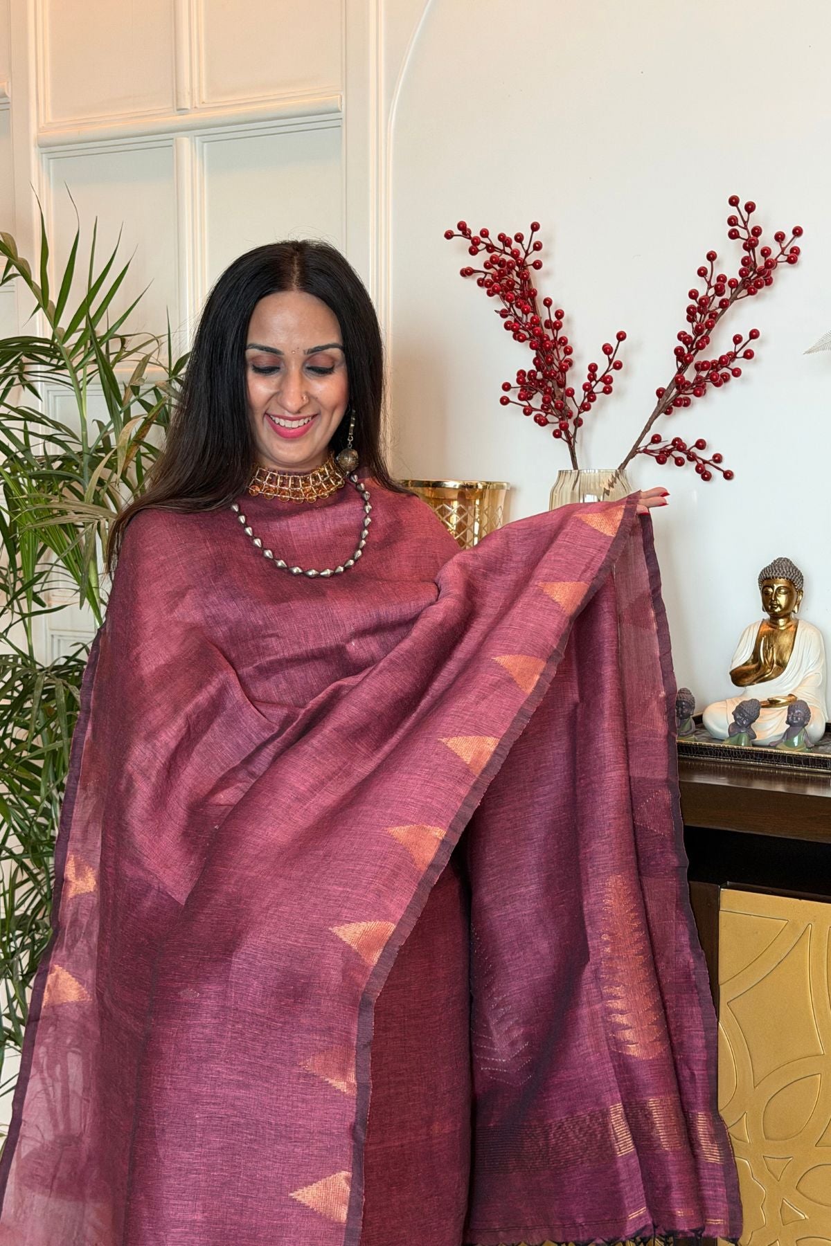 Jayshree linen kurta Dupatta sets