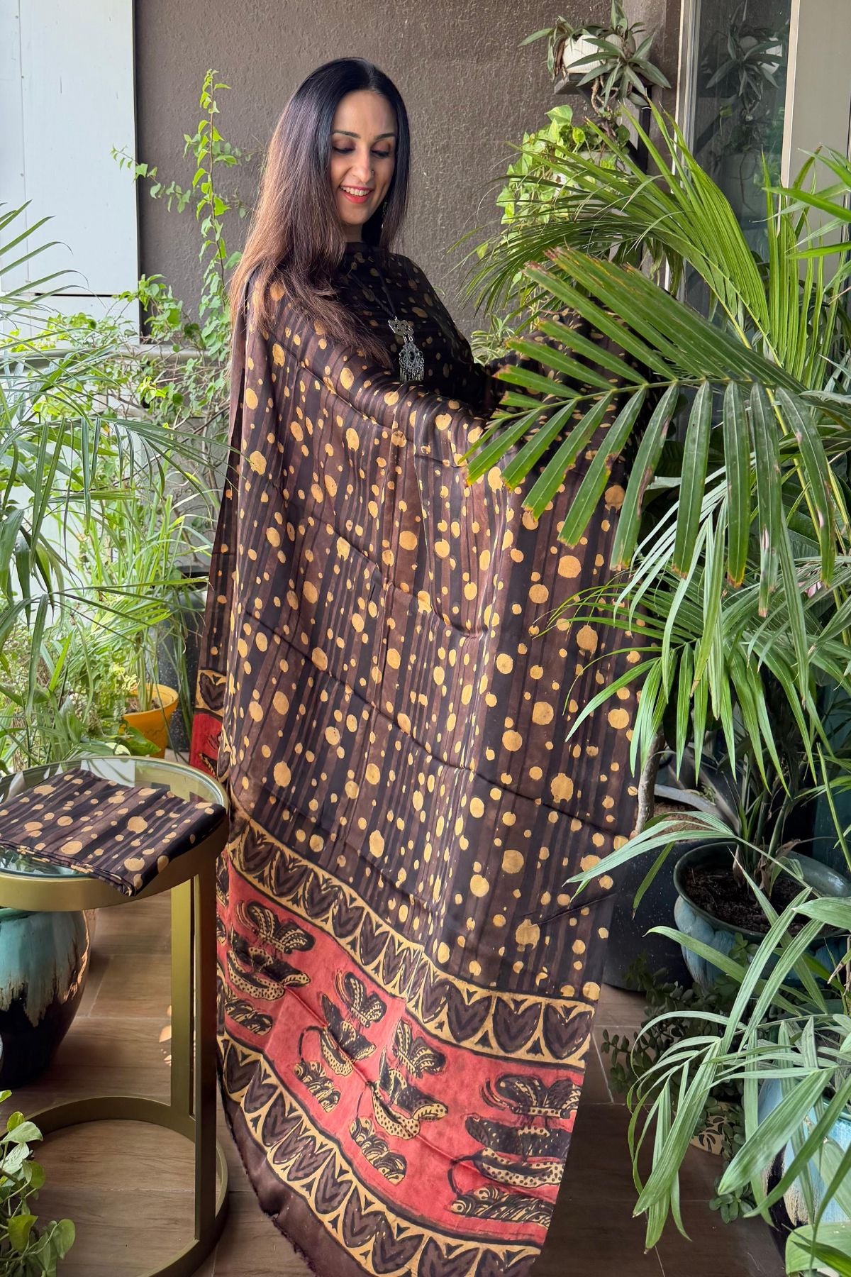 Pomegranate peel Handblock full sets on Premium Modal fabric!!
