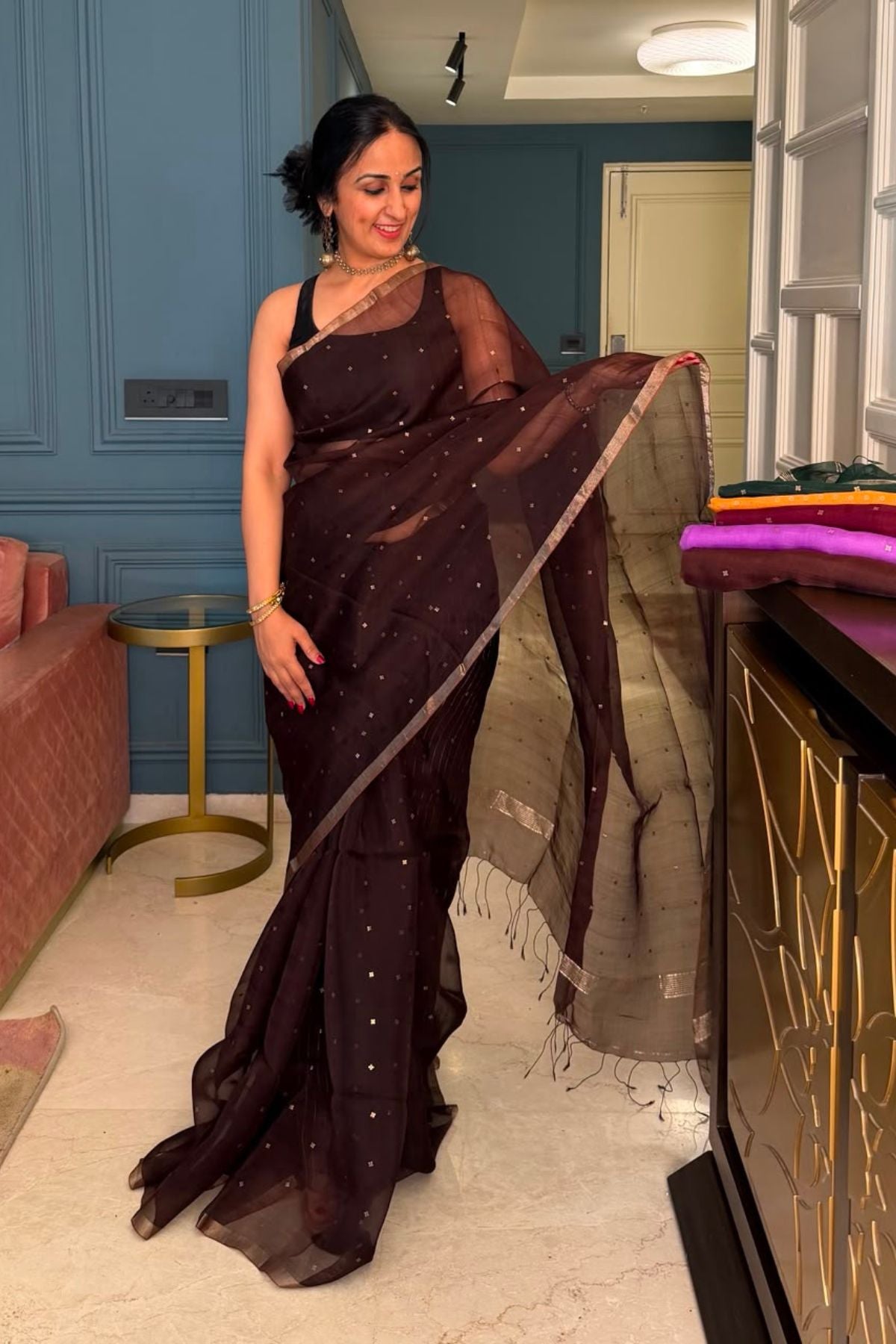 Handwoven pure muslin sarees!!