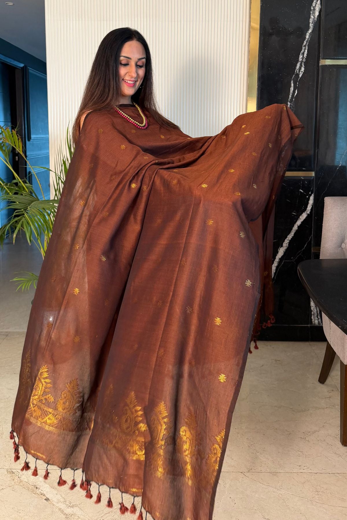 Mercerised pure cotton zari weave kurta dupatta sets with Jamdani weave !!