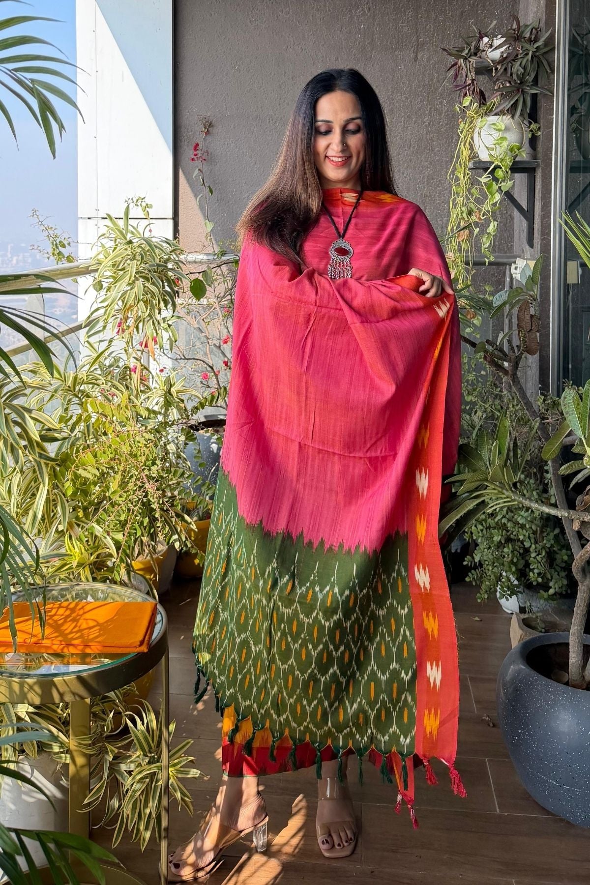 Handloom Ikat cotton full sets