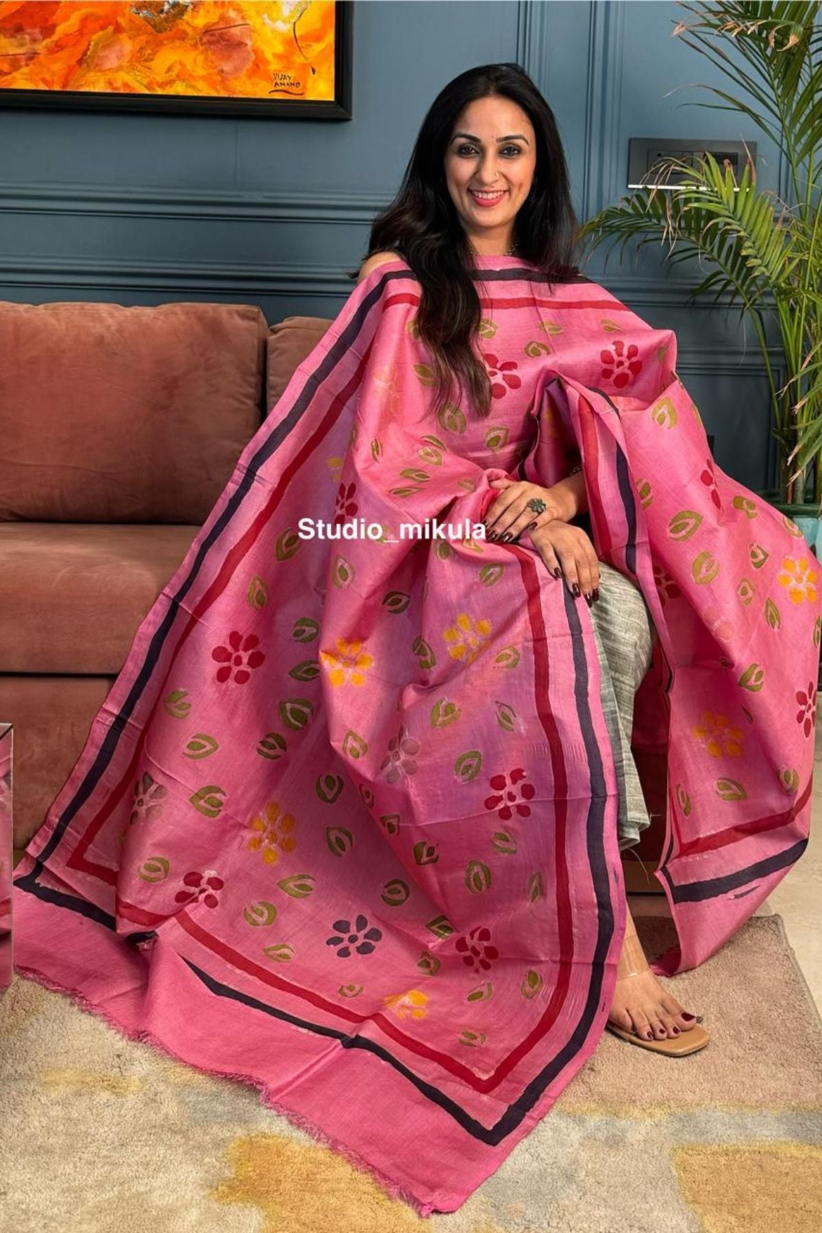 Handcrafted batik kurta dupatta sets