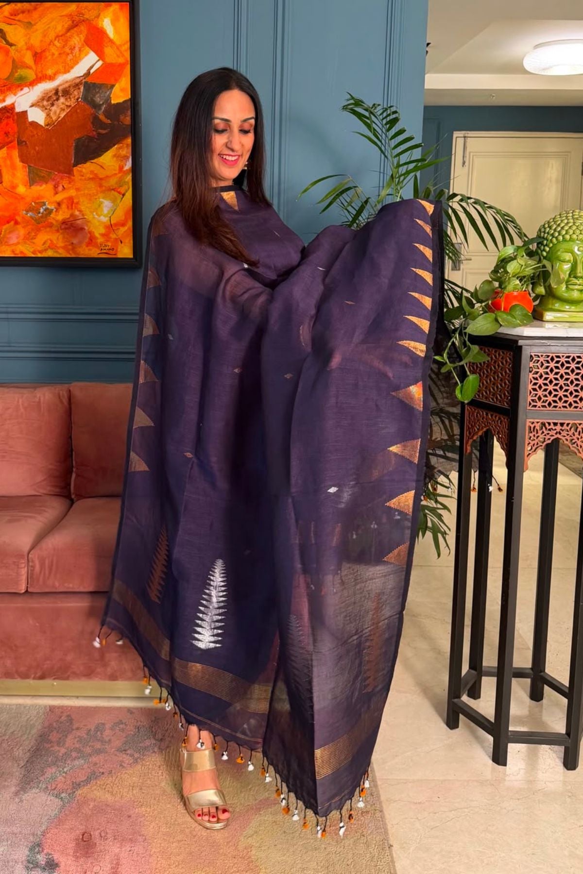 Jayshree linen kurta Dupatta sets