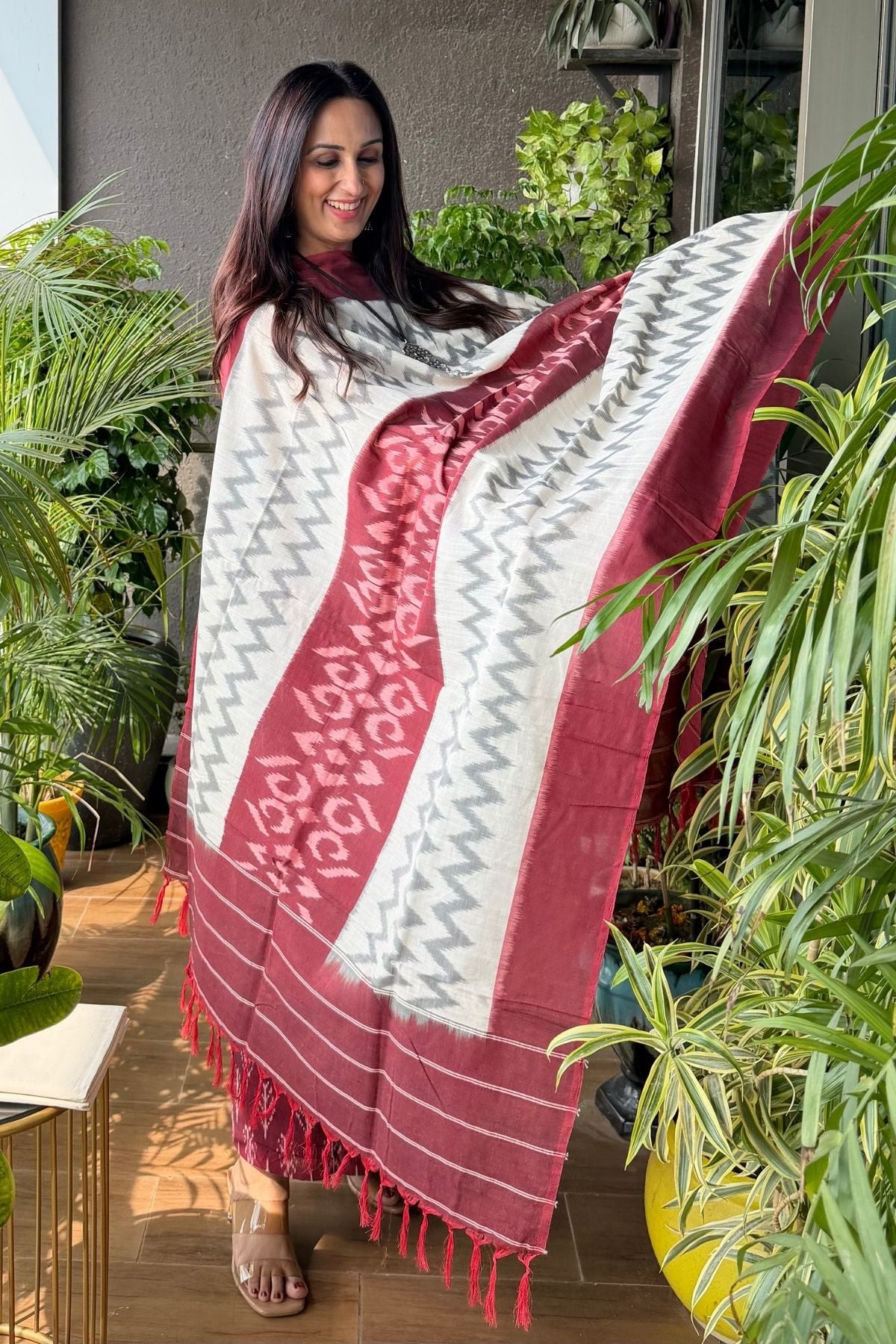 Double Ikat cotton full sets!!