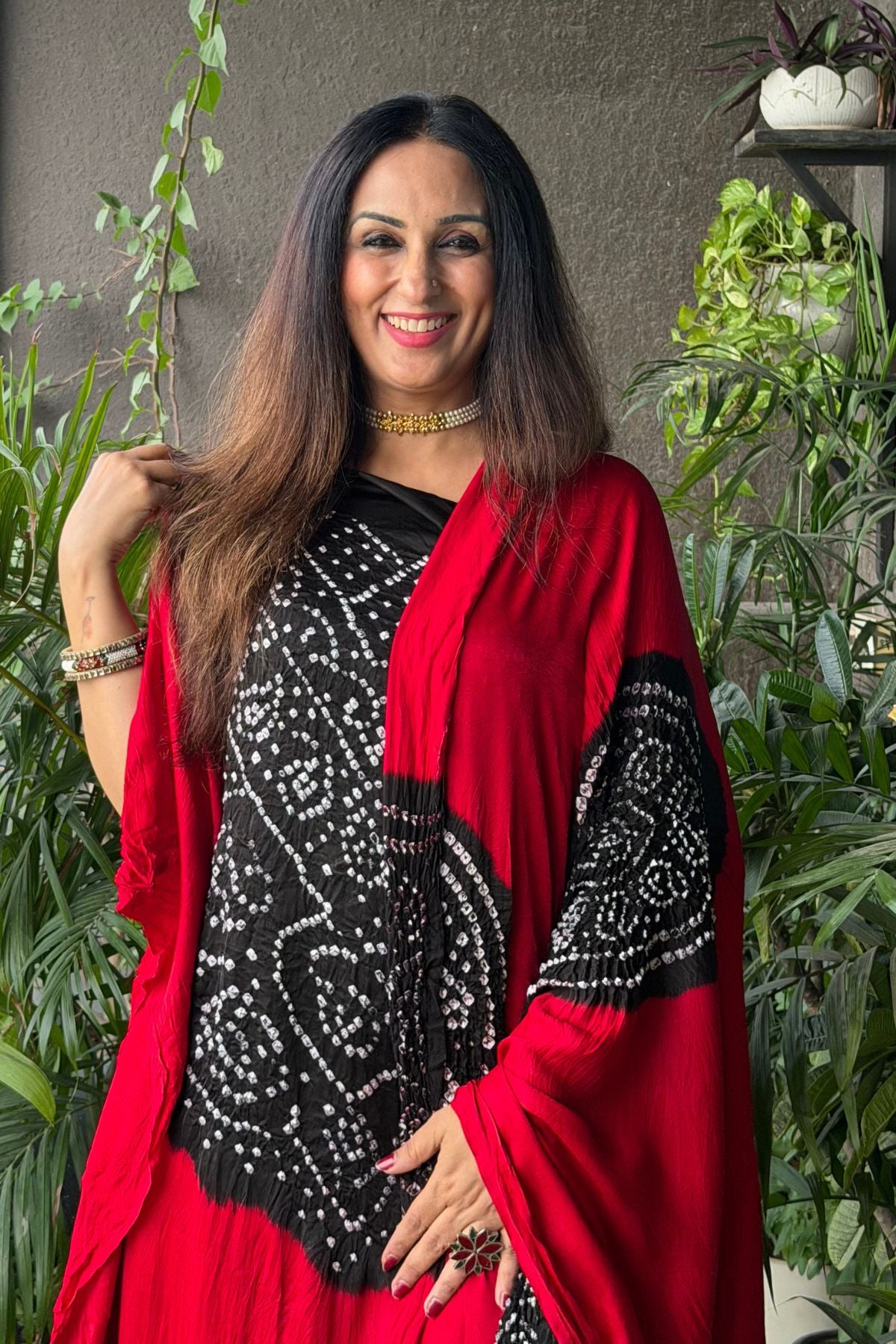 Bandhani work full sets on pure modal satin!!!