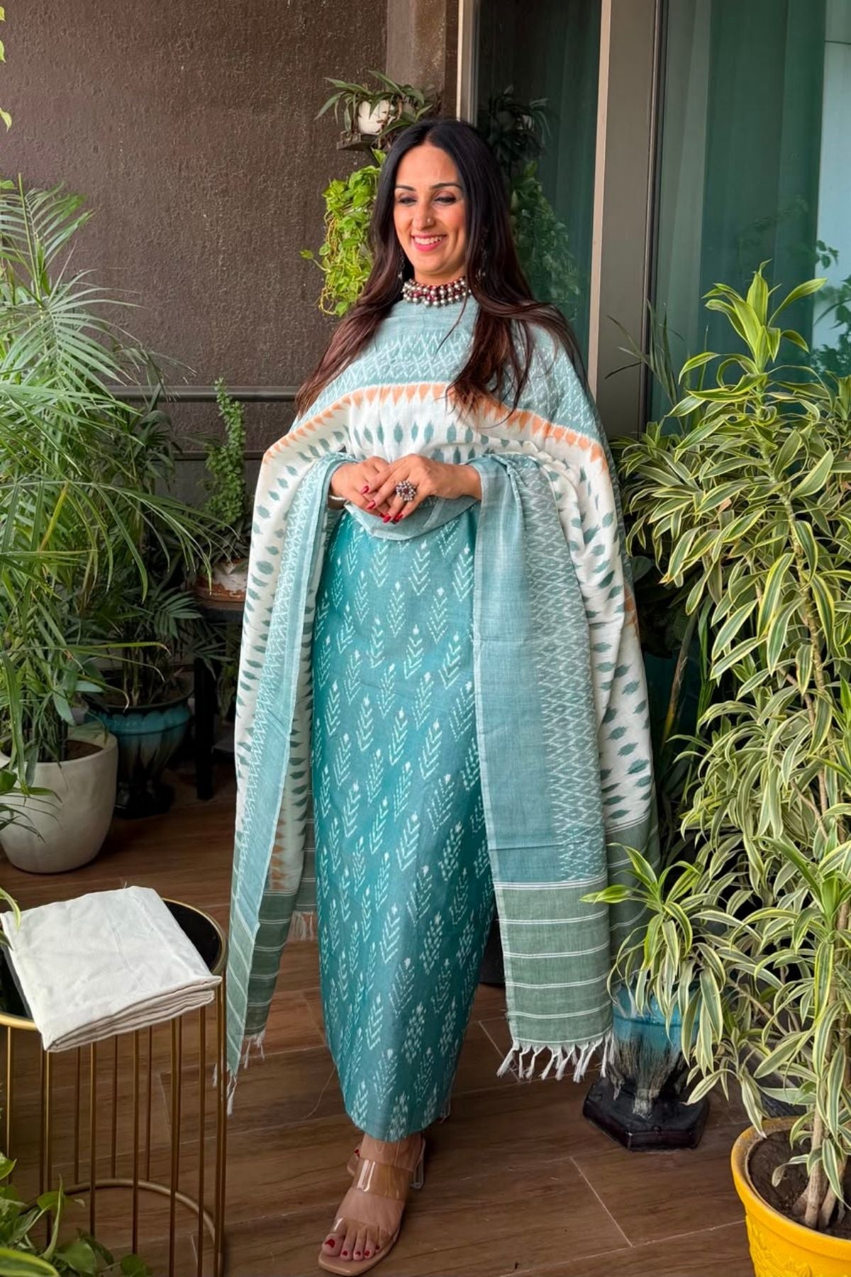 Mercerised cotton Ikat full sets!!