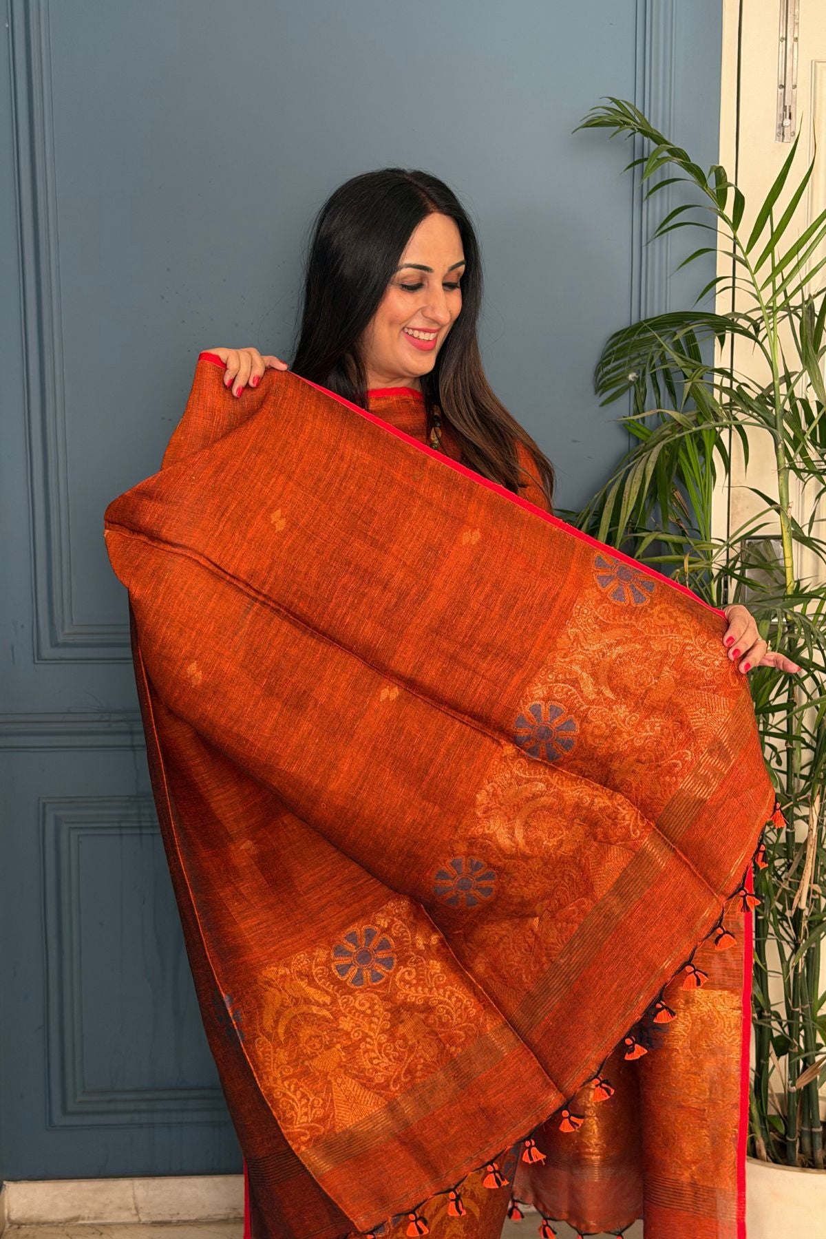 Jayshree linen kurta Dupatta sets