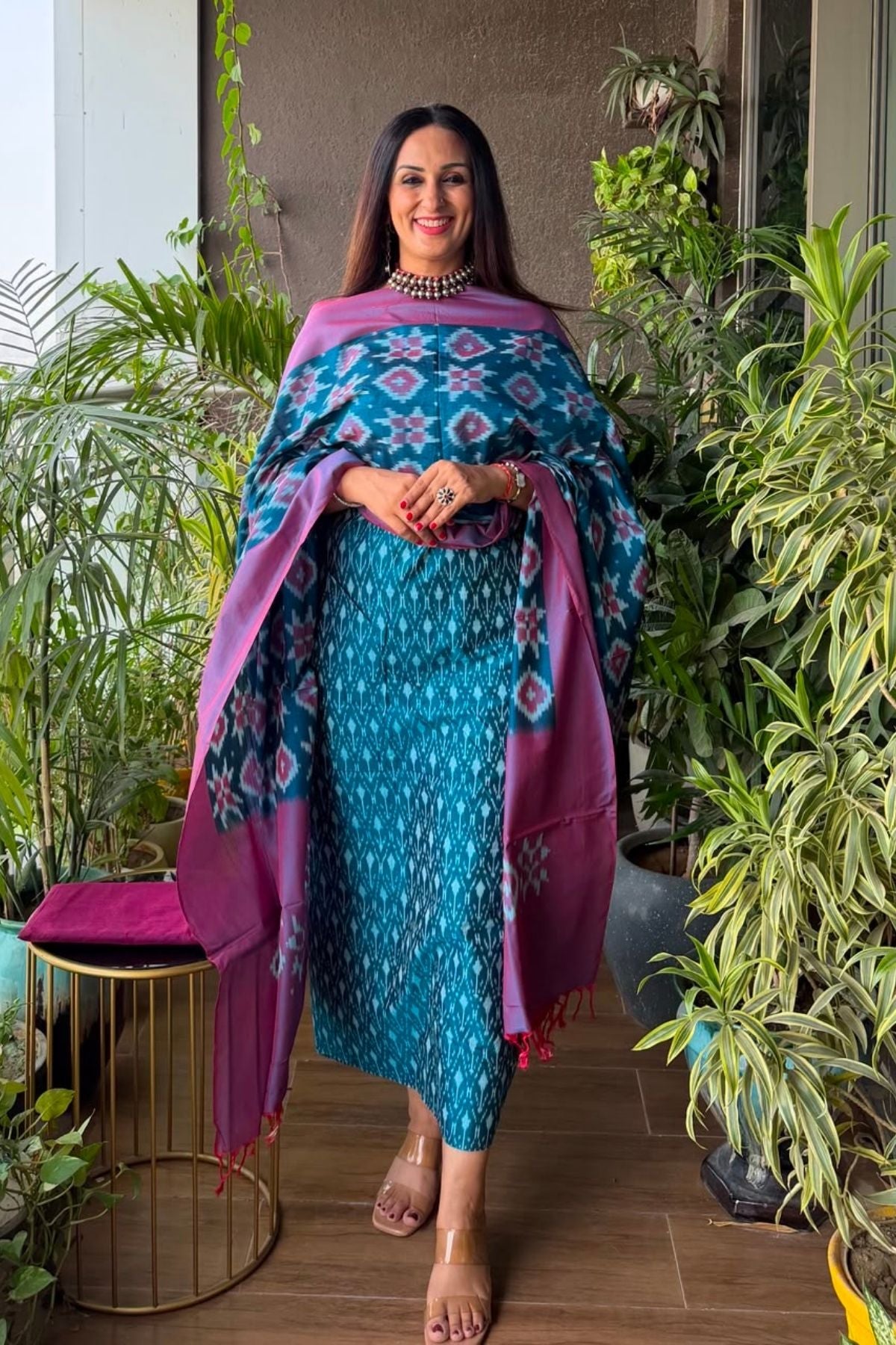 Mercerised cotton Ikat full sets!!