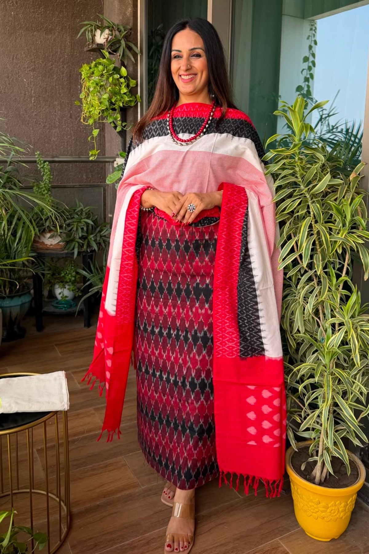 Double Ikat cotton full sets!!