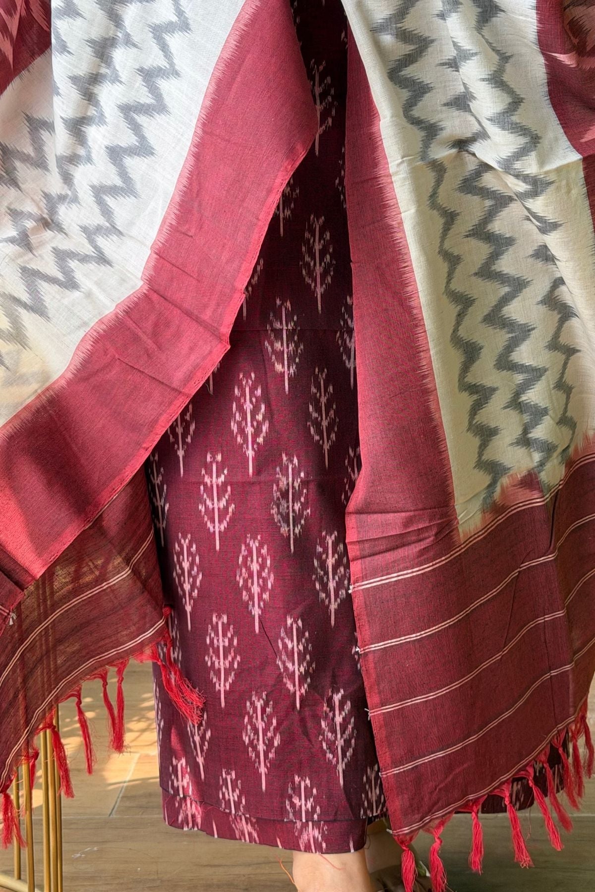 Double Ikat cotton full sets!!