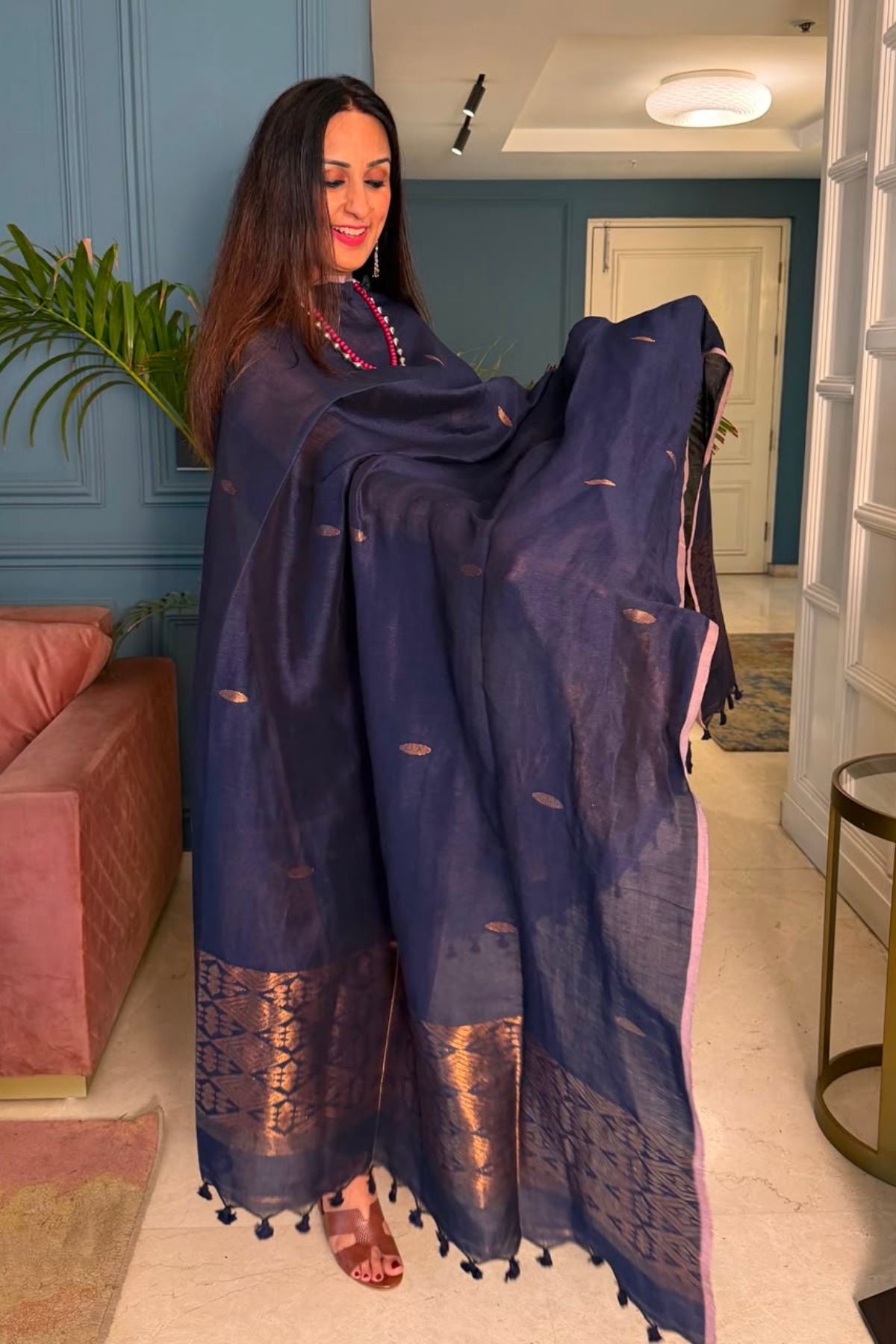 Jayshree linen kurta Dupatta sets
