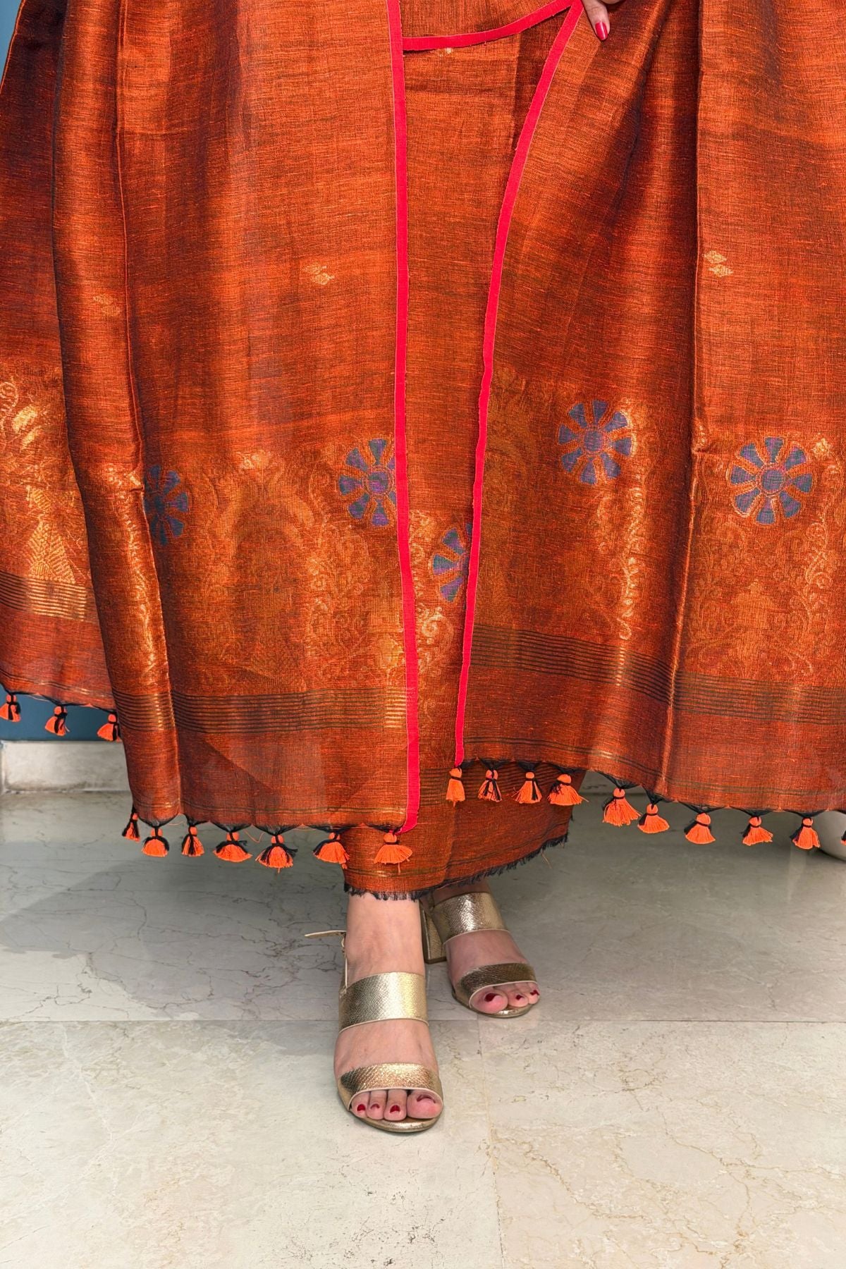 Jayshree linen kurta Dupatta sets