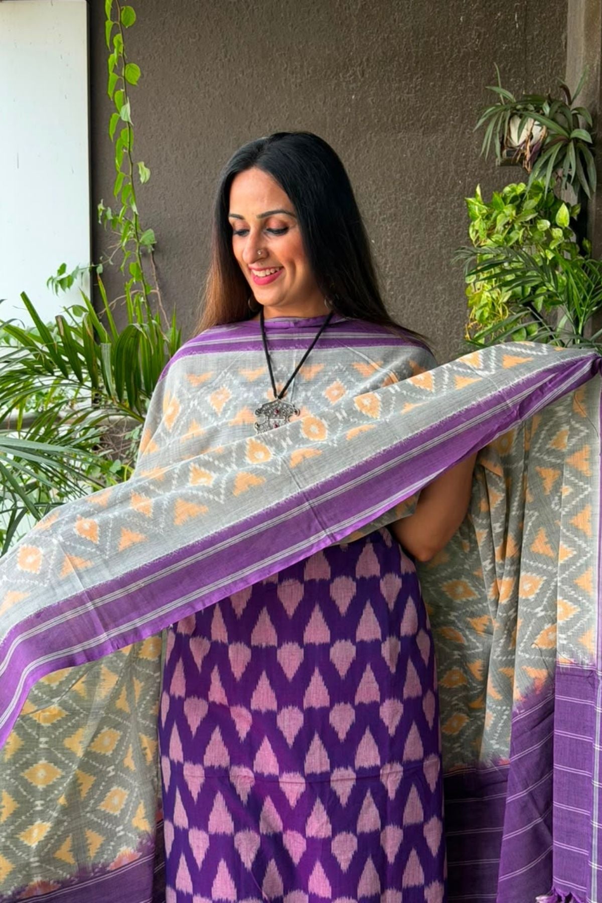 Double Ikat cotton full sets!!