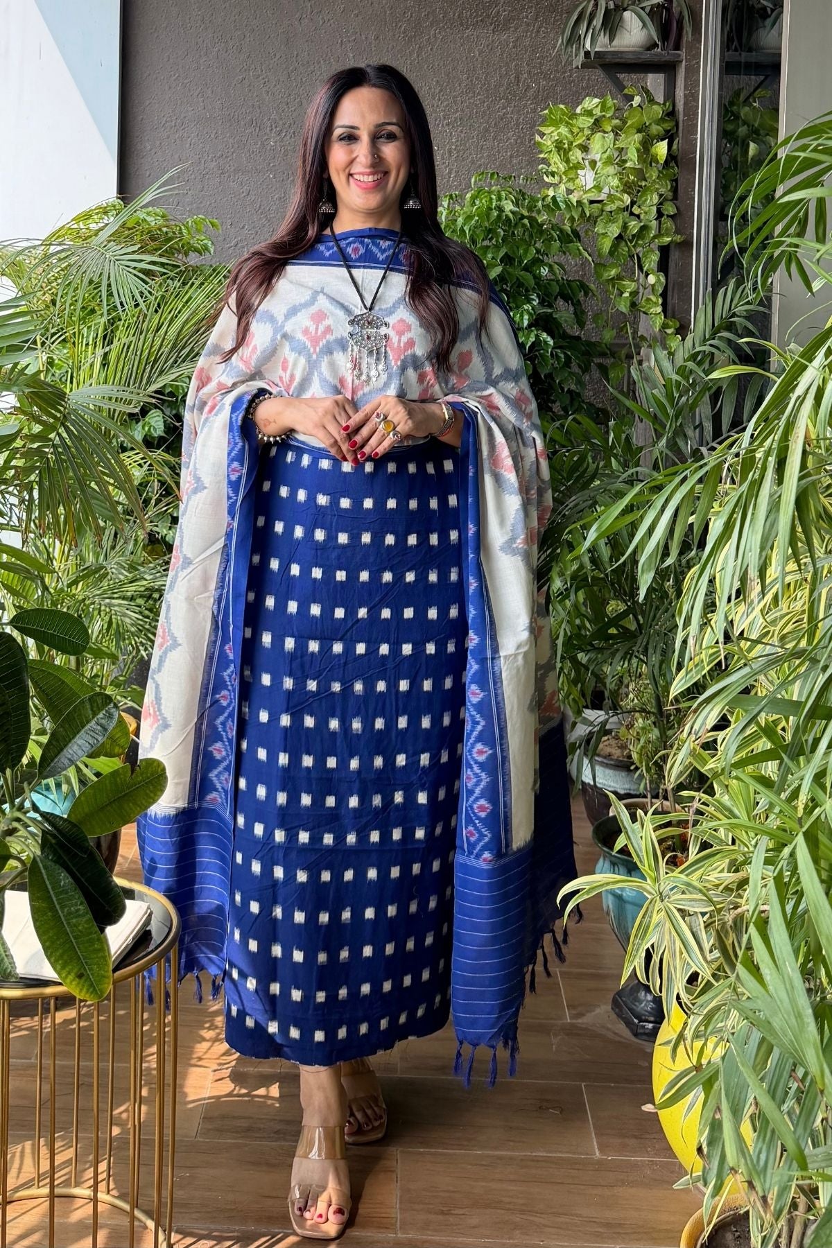 Double Ikat cotton full sets!!