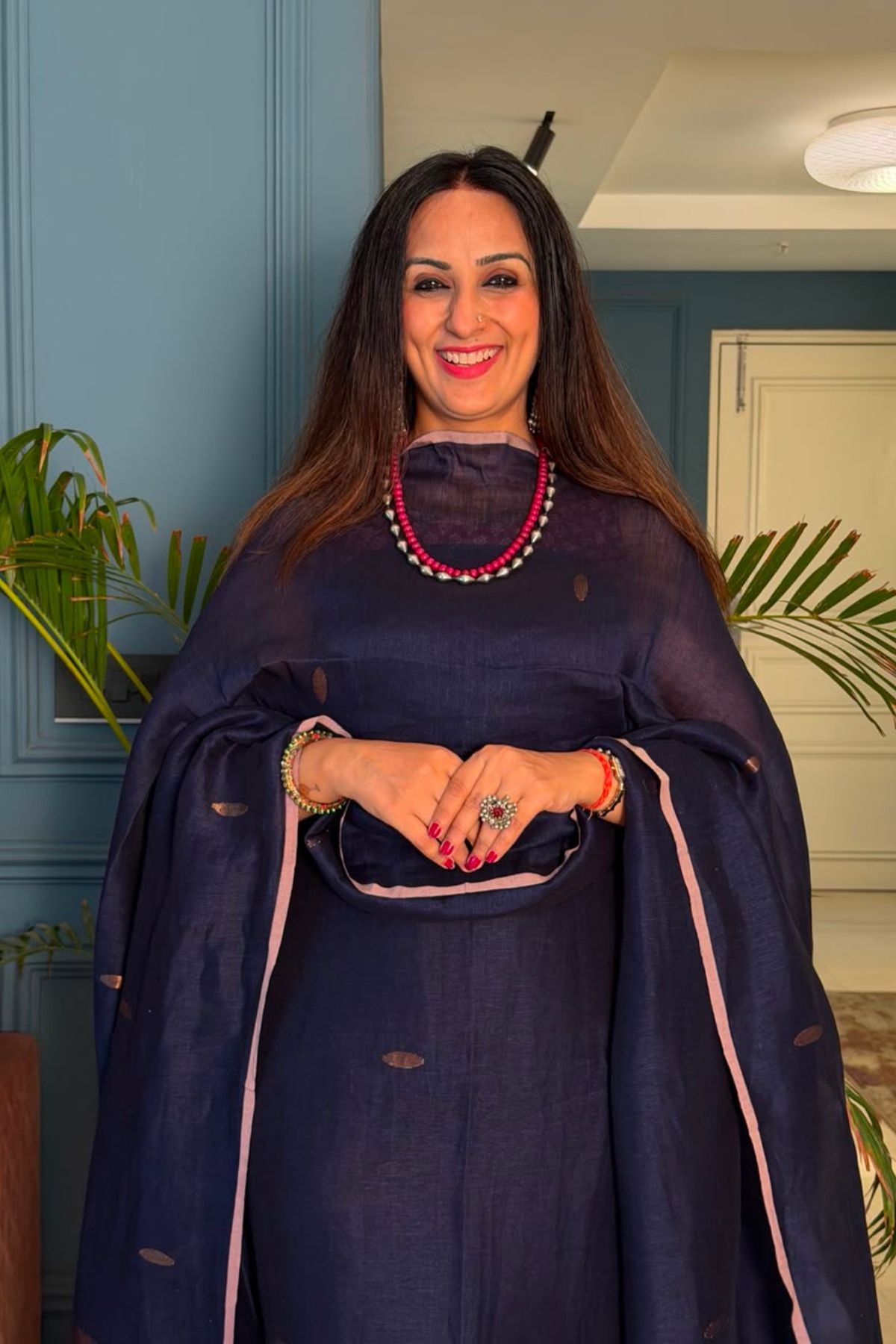 Jayshree linen kurta Dupatta sets