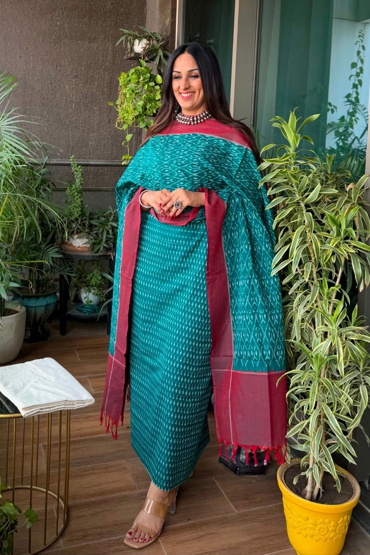 Mercerised cotton Ikat full sets!!