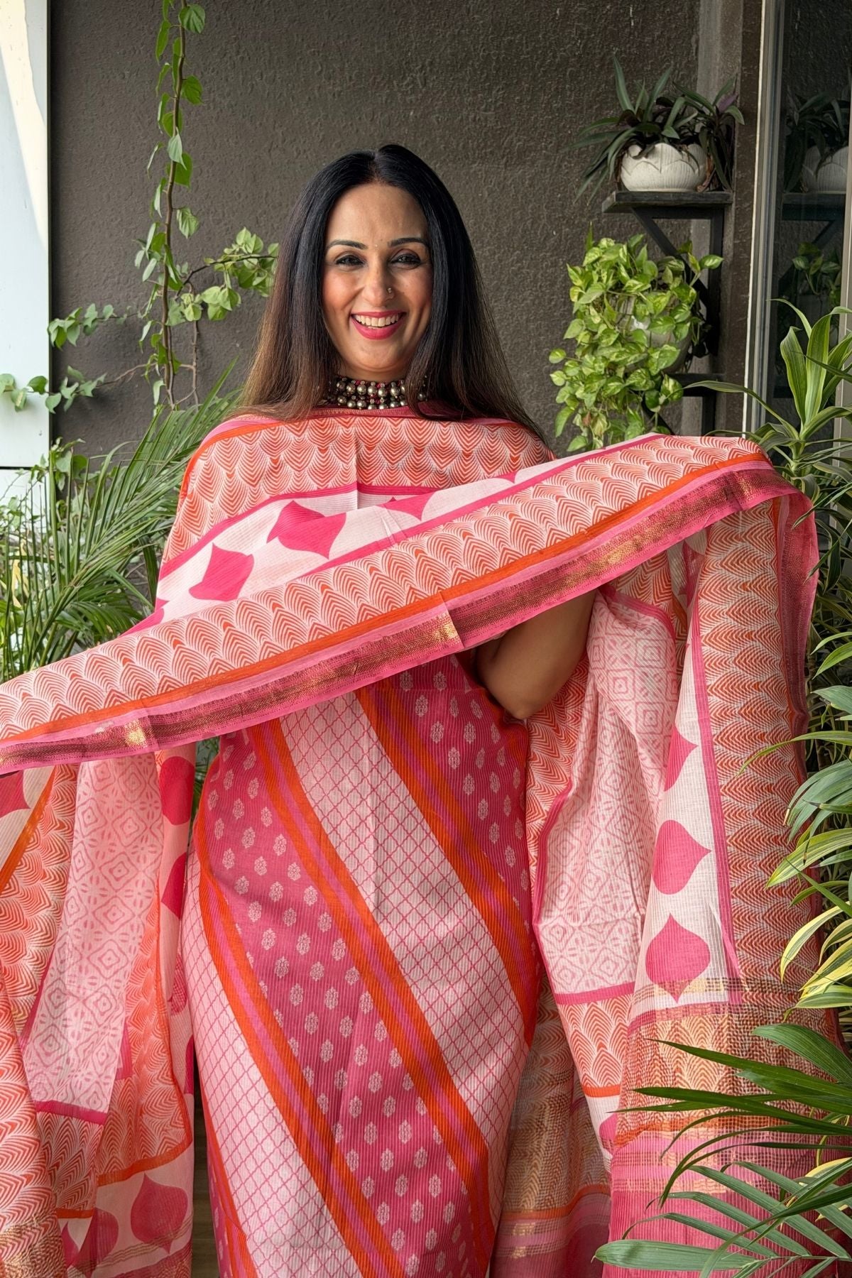 Handblocked Bagh full sets on pure Maheshwari!!