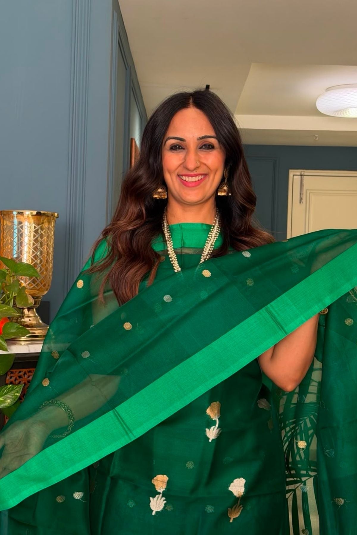 New Banarasi weave suit sets on pure organza silk!!