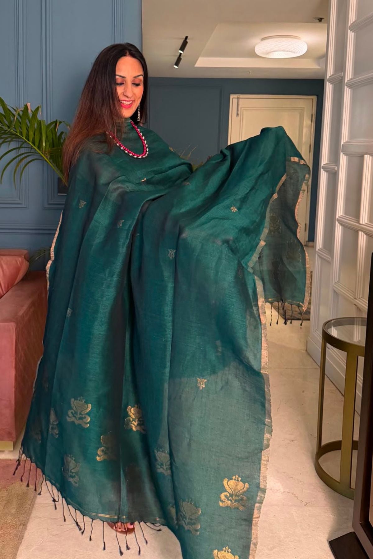 Jayshree linen kurta Dupatta sets