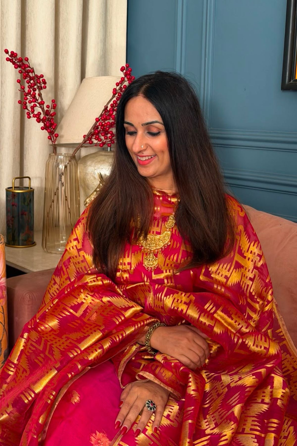 Pure muslin handwoven suit sets