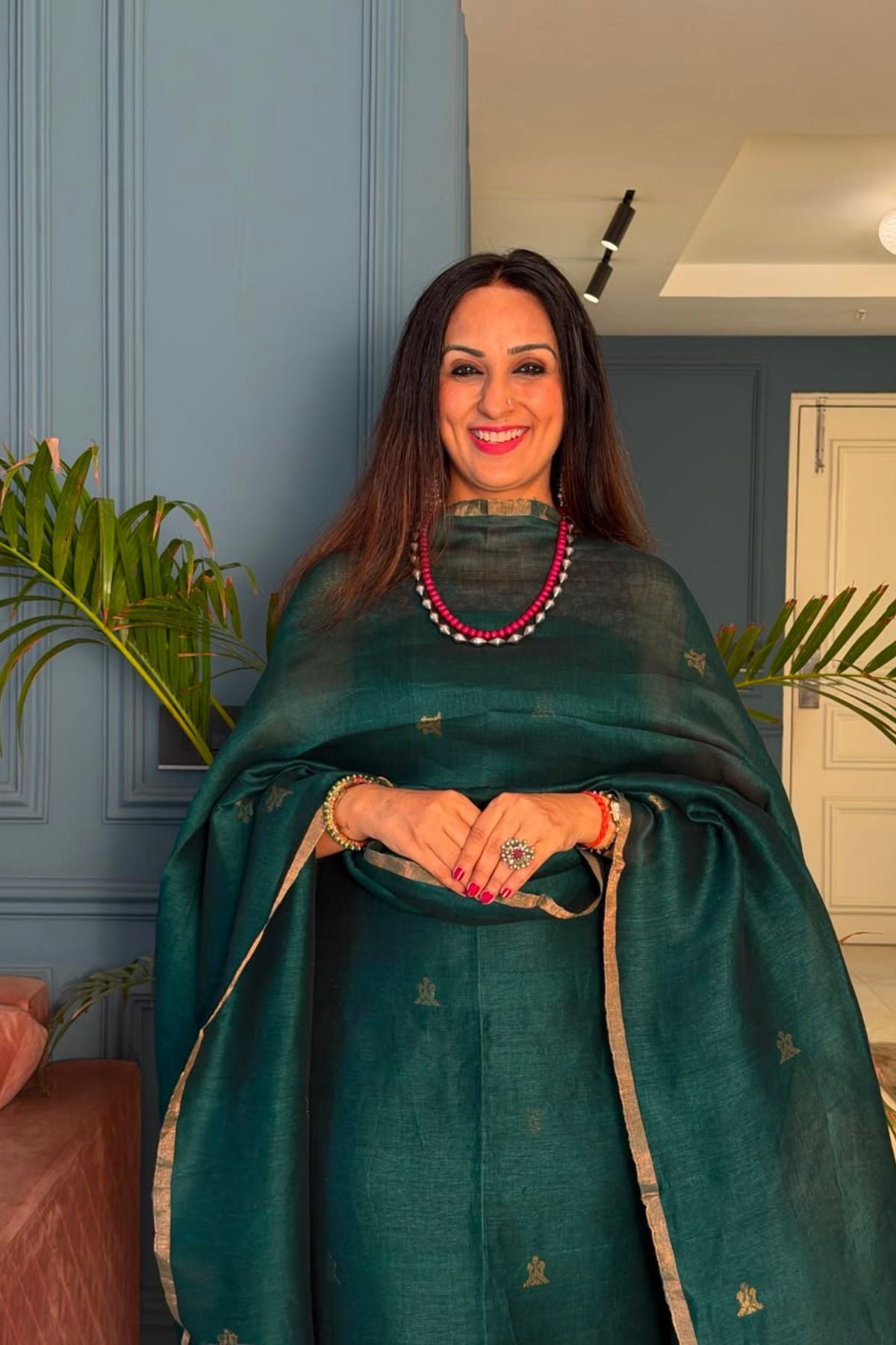 Jayshree linen kurta Dupatta sets