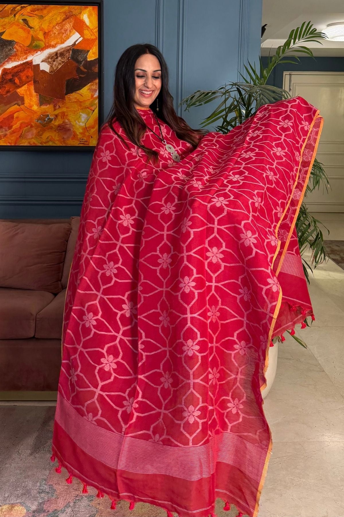Jayshree linen kurta dupatta sets!!