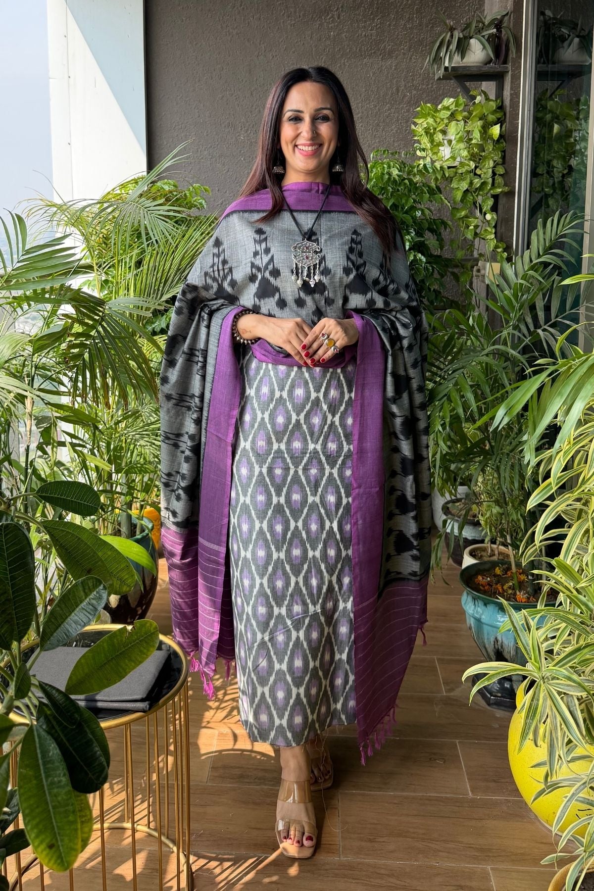 Double Ikat cotton full sets!!