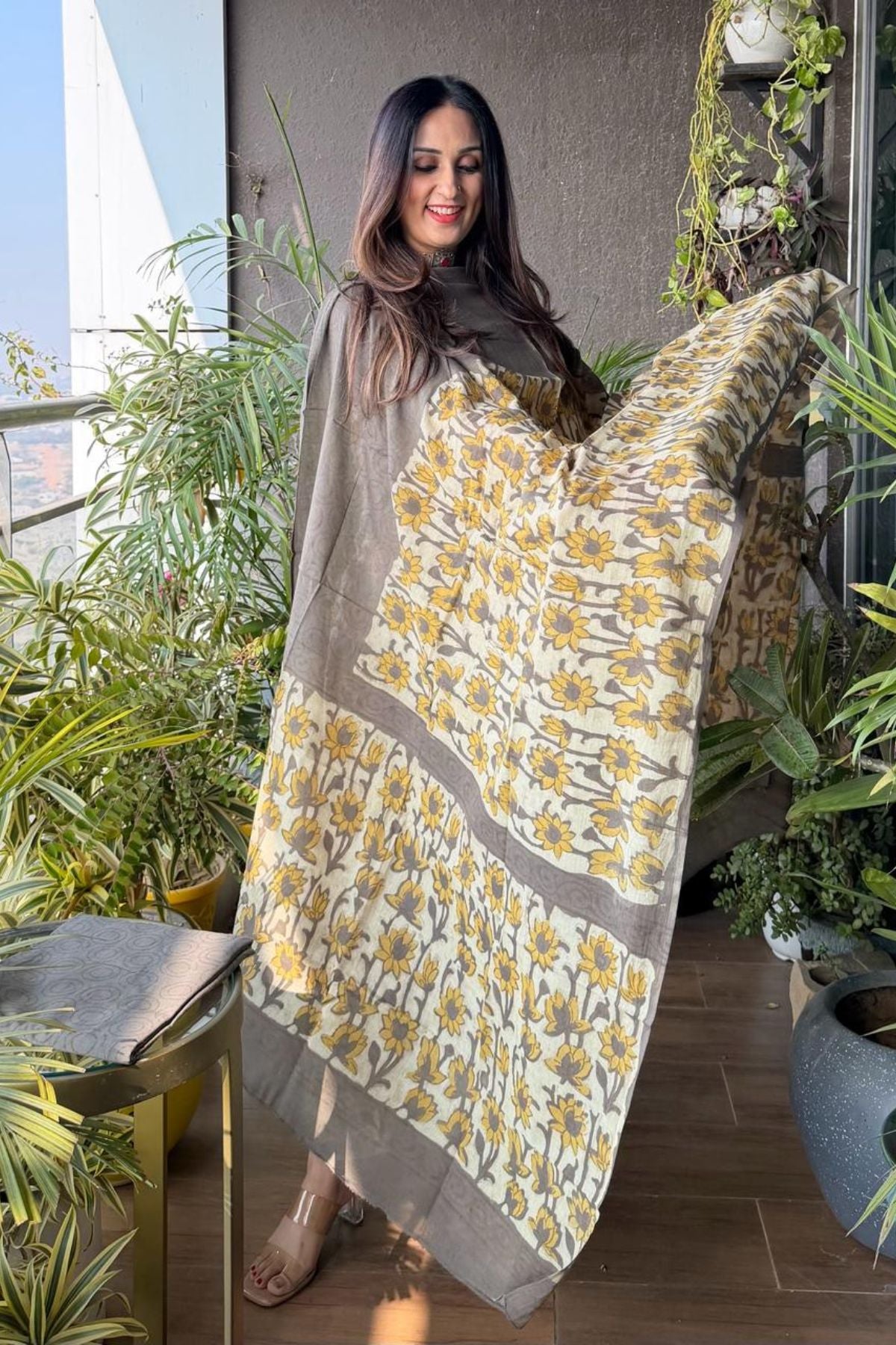 Handblocked full suit sets in pure cotton!!